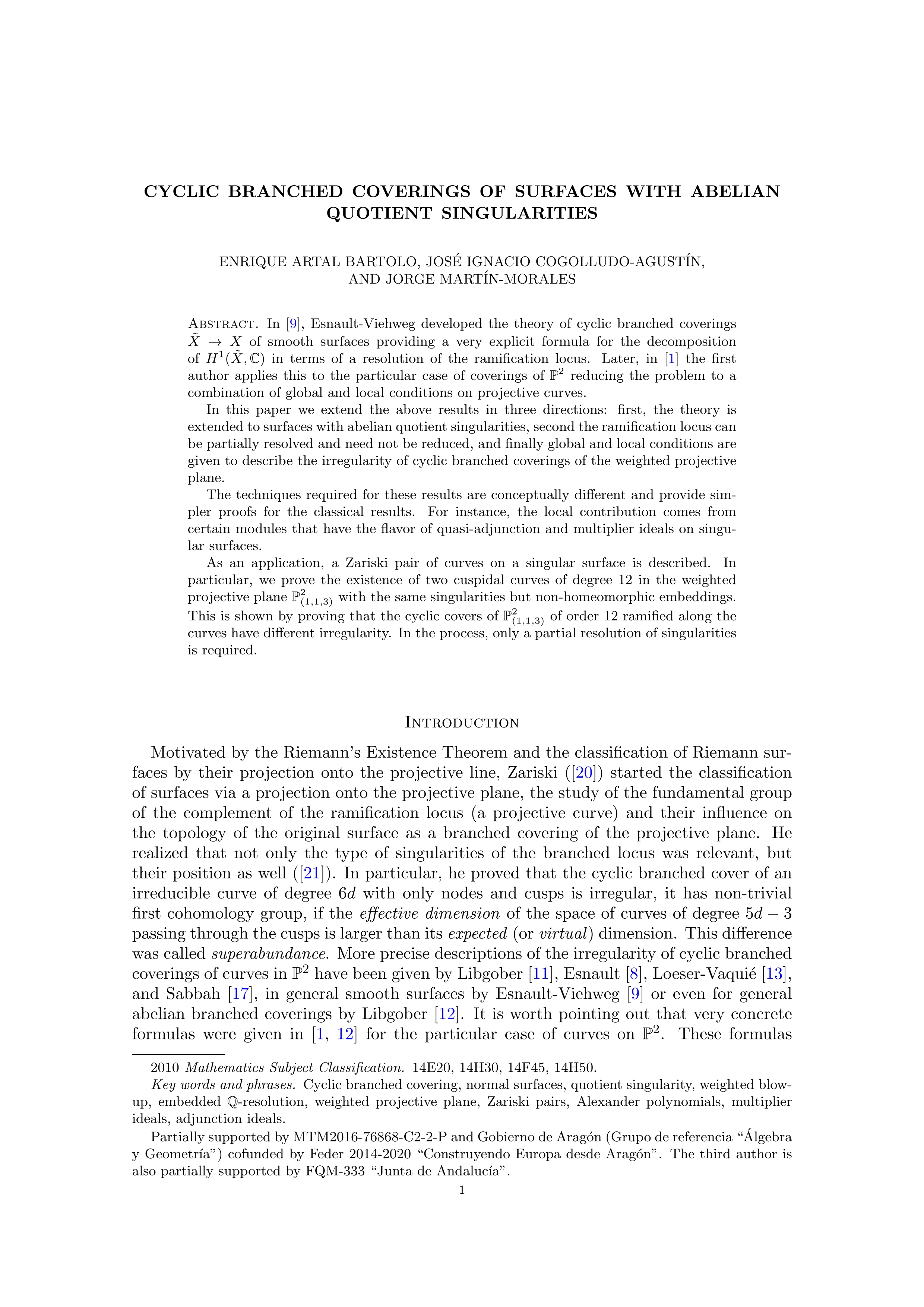 Cyclic branched coverings of surfaces with abelian quotient singularities