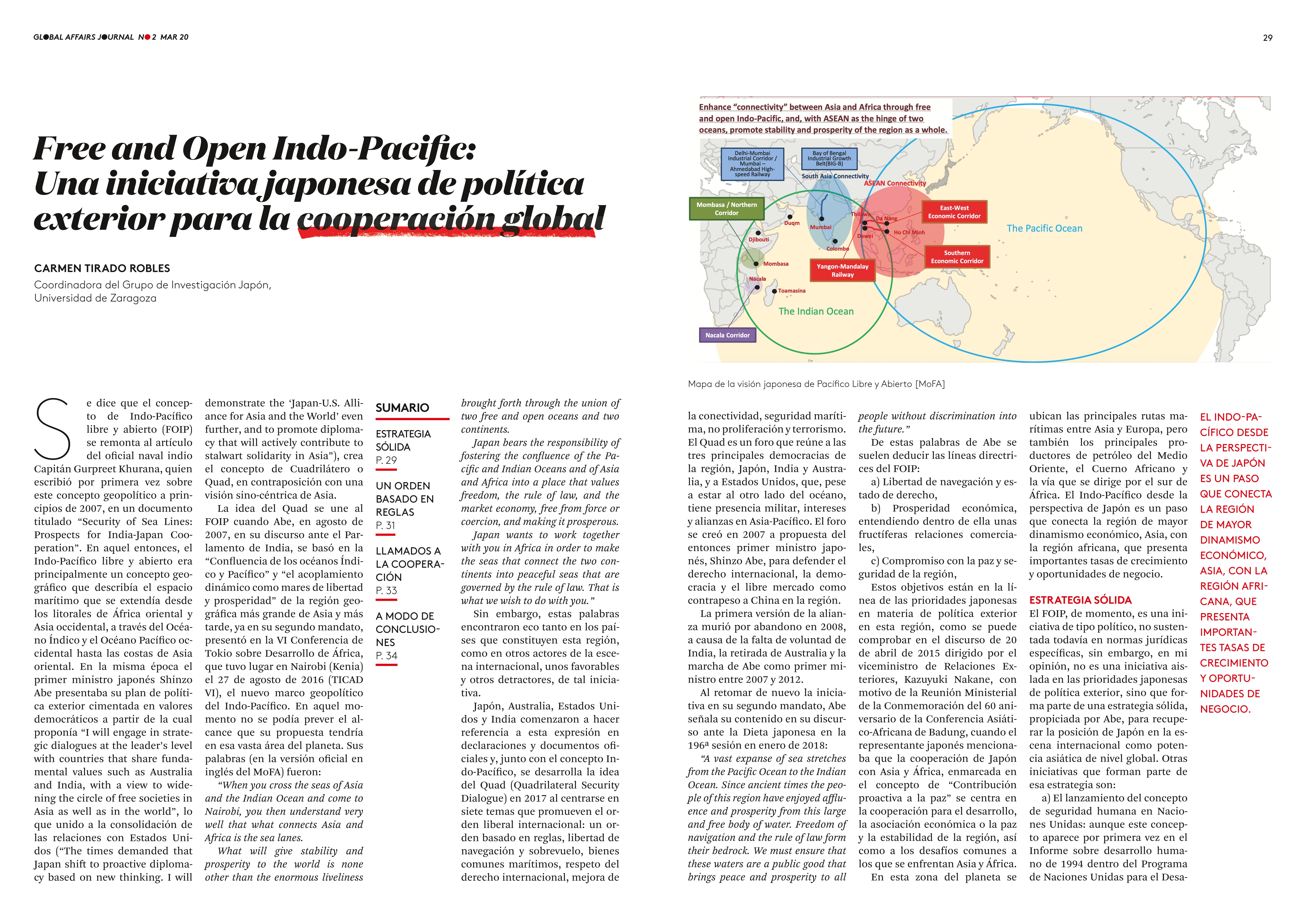 Free and open indo-pacific: una iniciativa japonesa de política exterior para la cooperación global