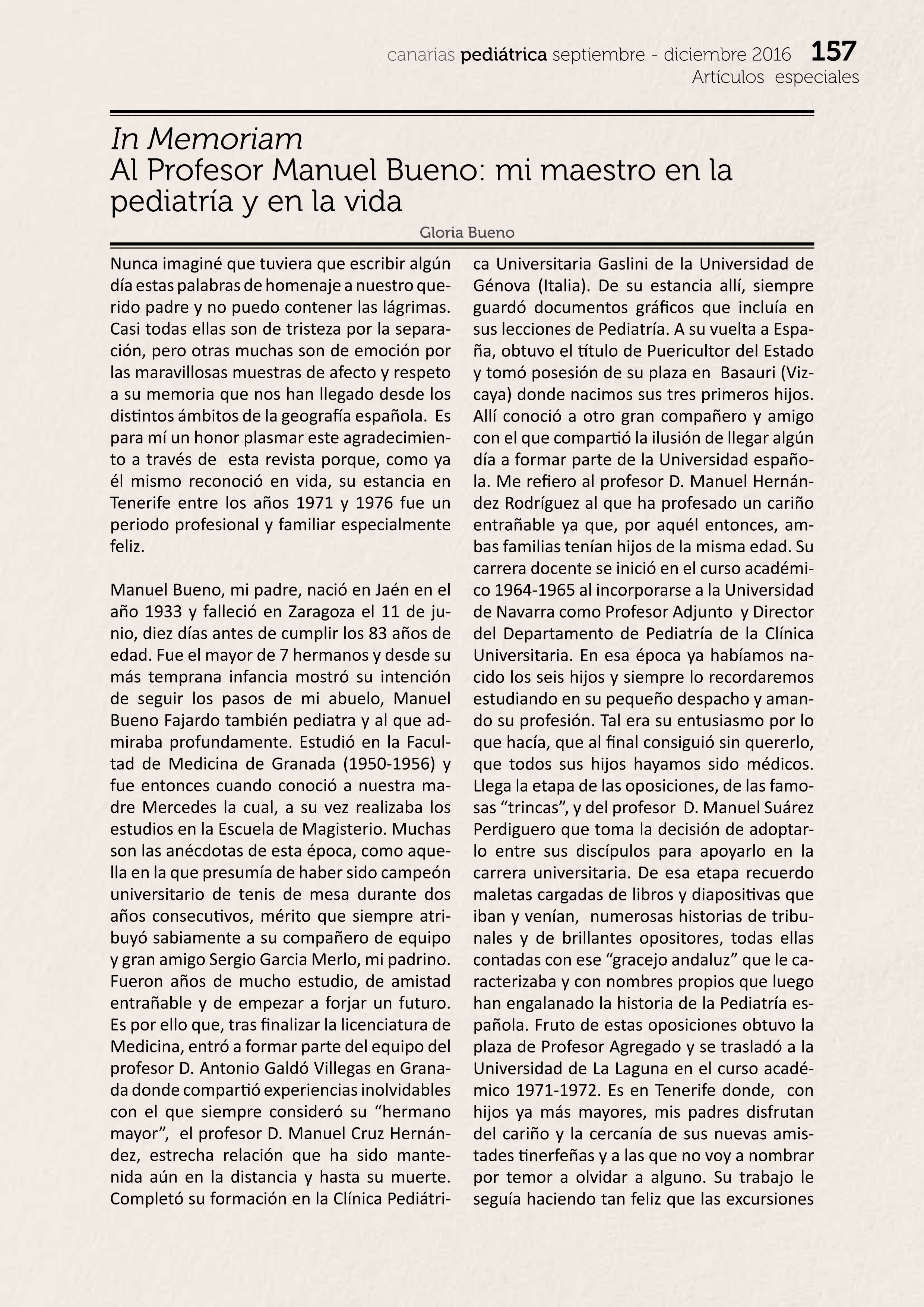 In memoriam Manuel Bueno Sánchez