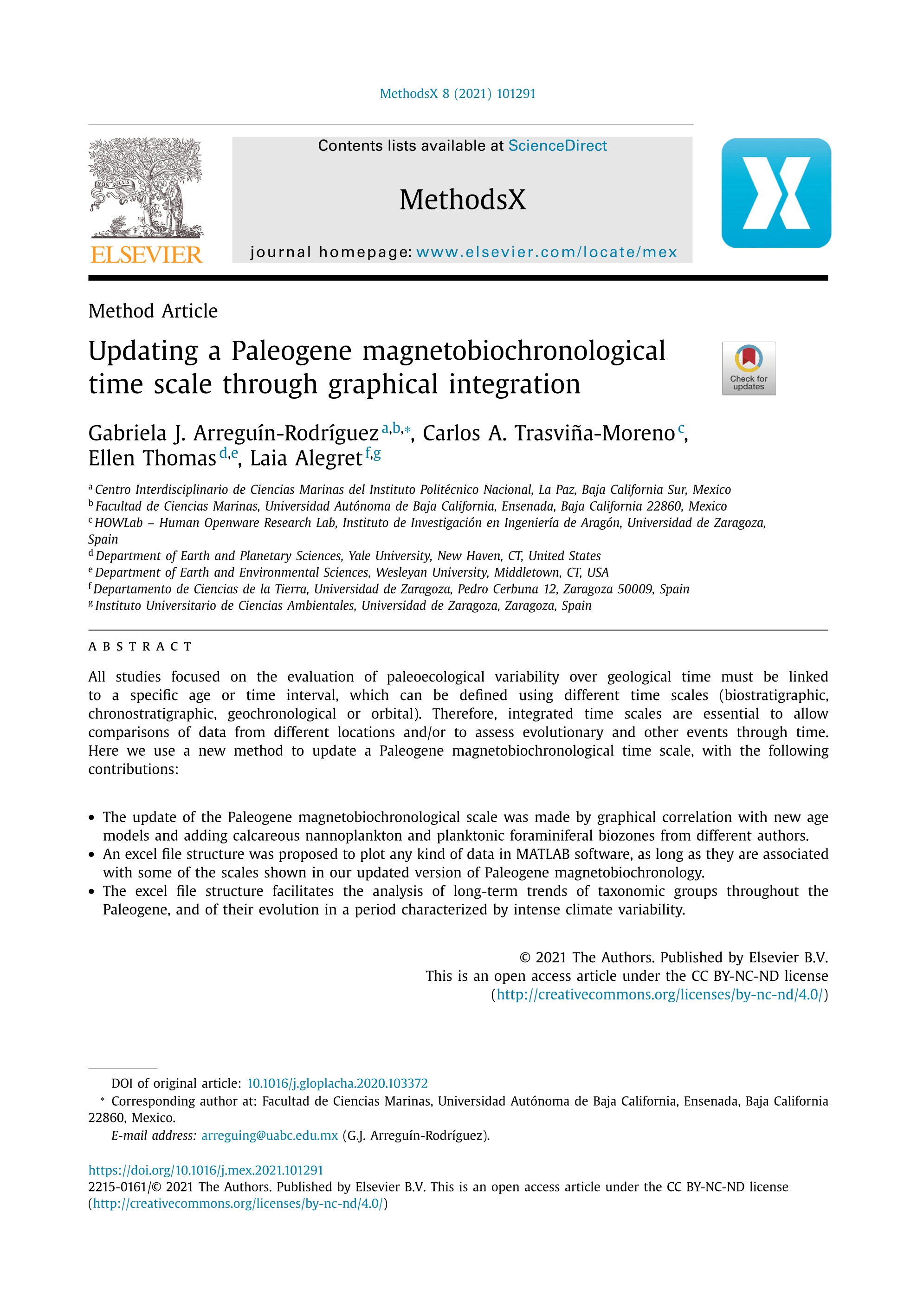 Updating A Paleogene Magnetobiochronological Time Scale Through Graphical Integration