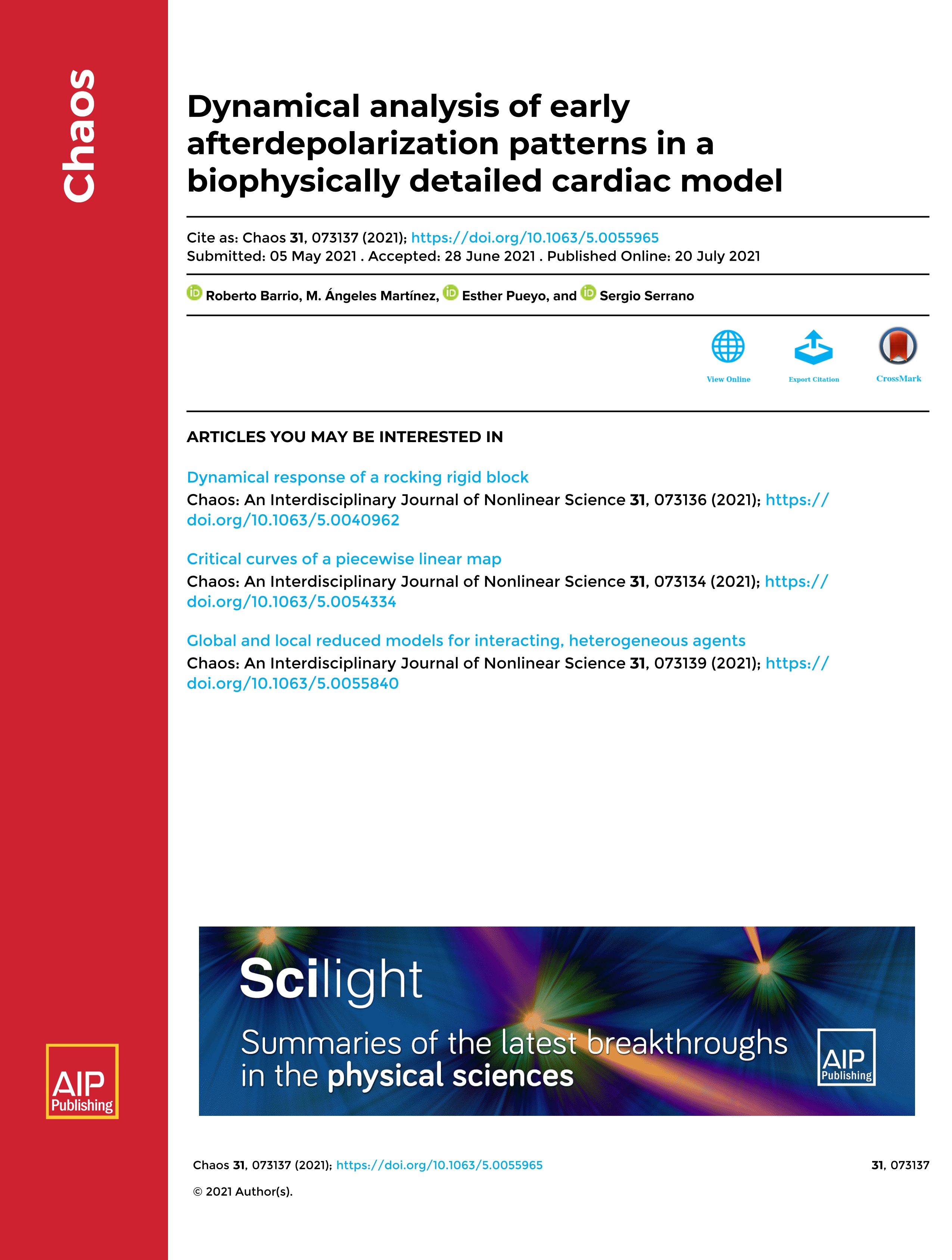 Dynamical analysis of early afterdepolarization patterns in a biophysically detailed cardiac model