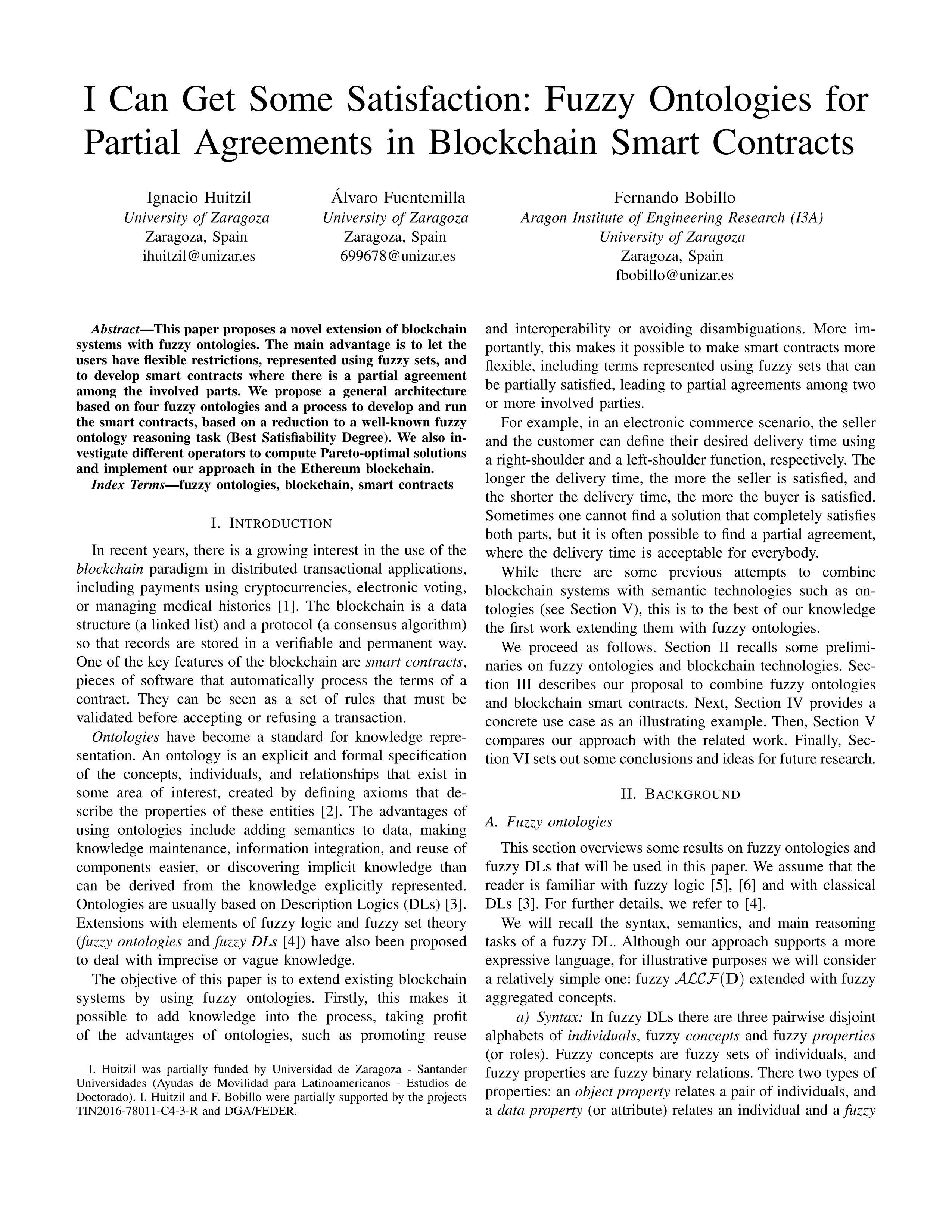I can get some satisfaction: Fuzzy ontologies for partial agreements in blockchain smart contracts