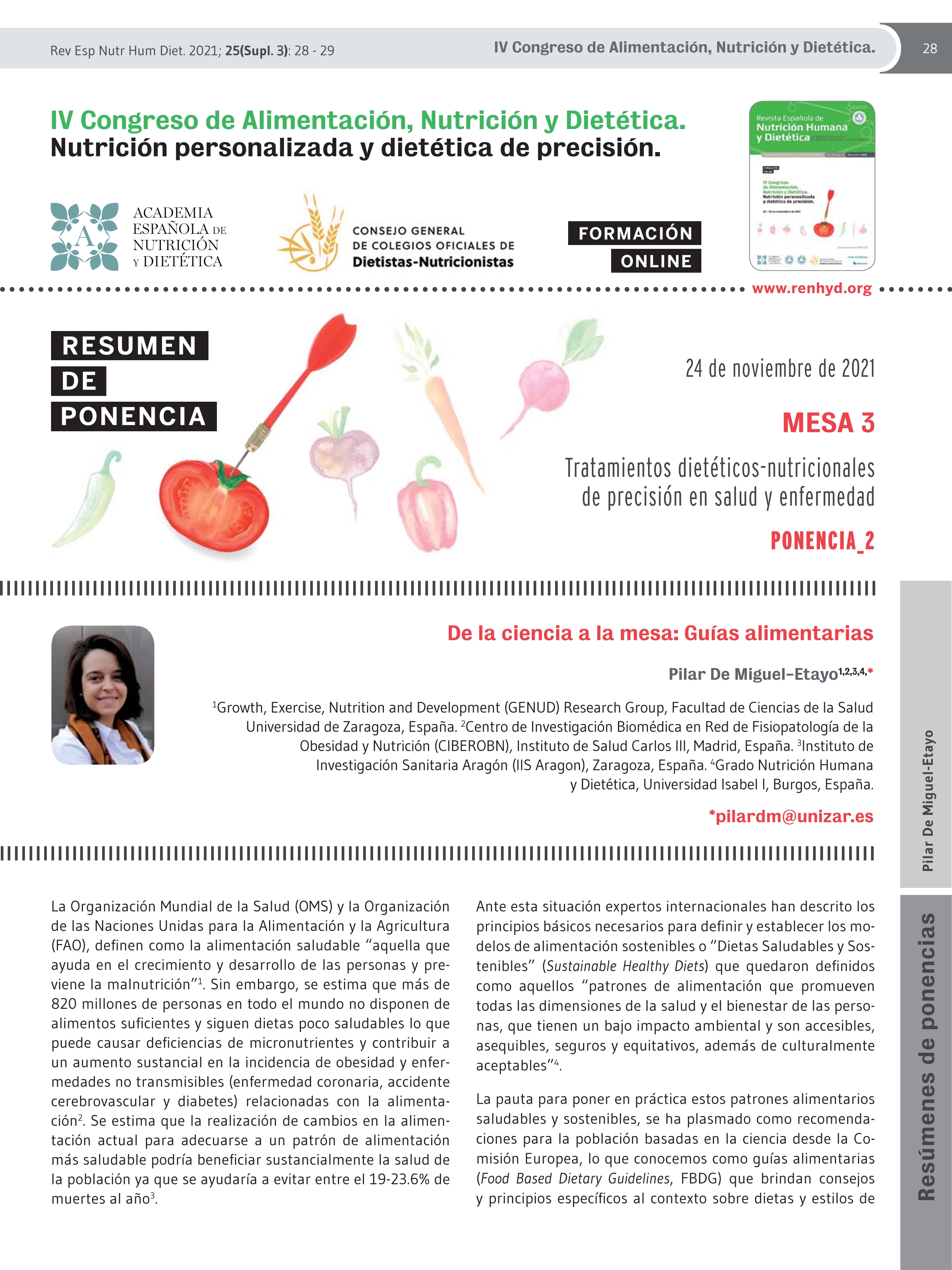 De la ciencia a la mesa: guías alimentarias