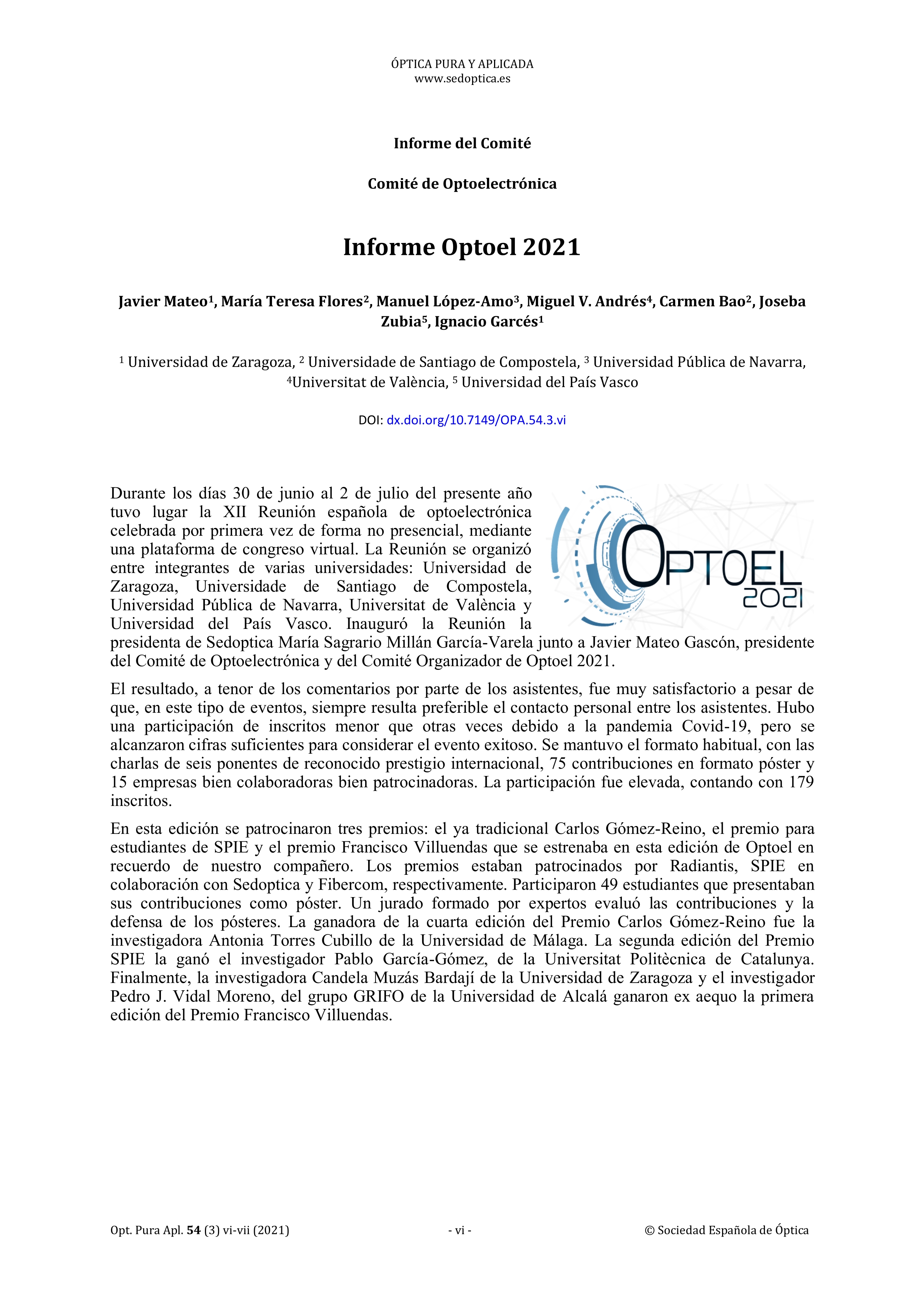 Informe Optoel 2021