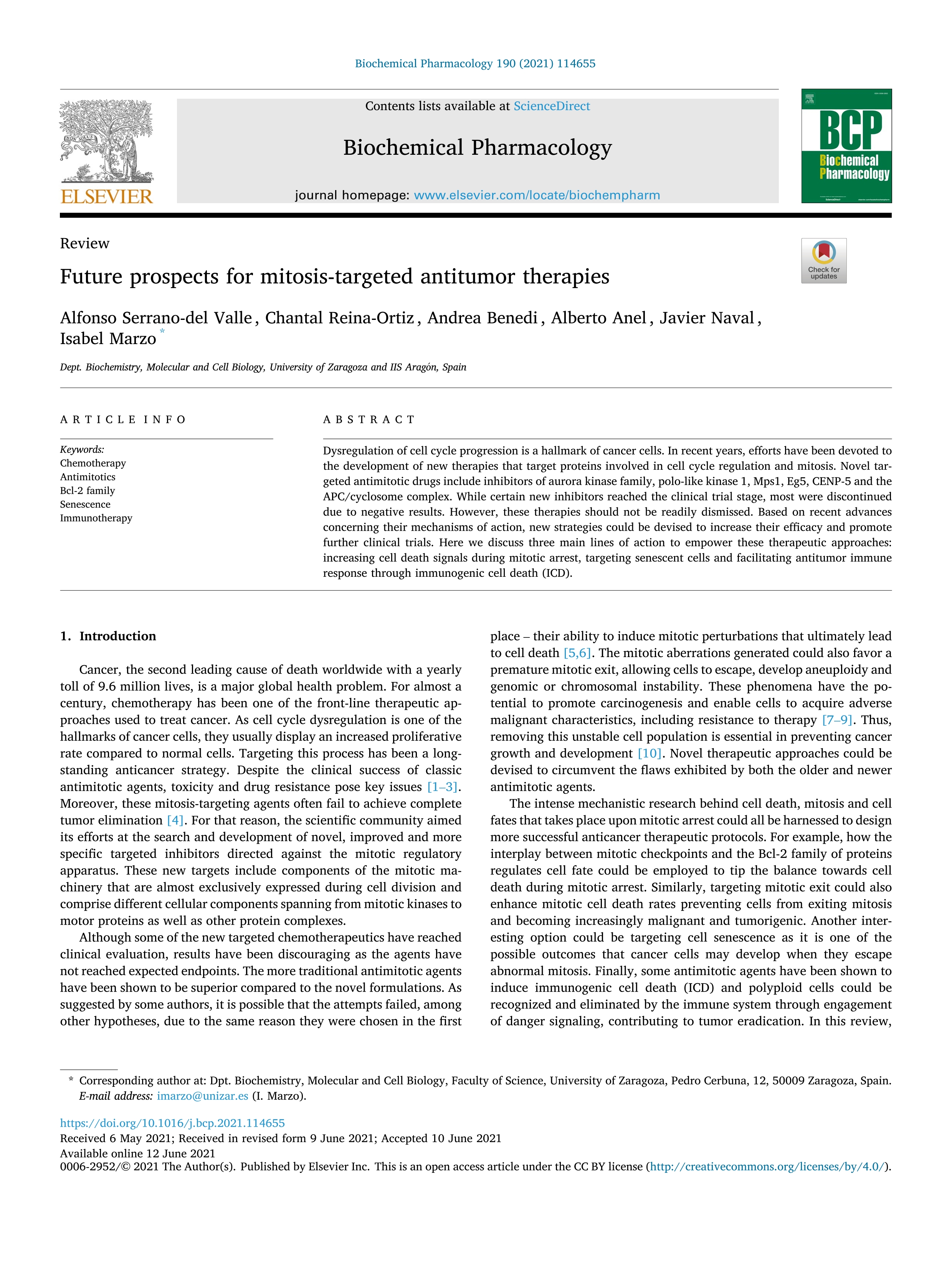 Future prospects for mitosis-targeted antitumor therapies