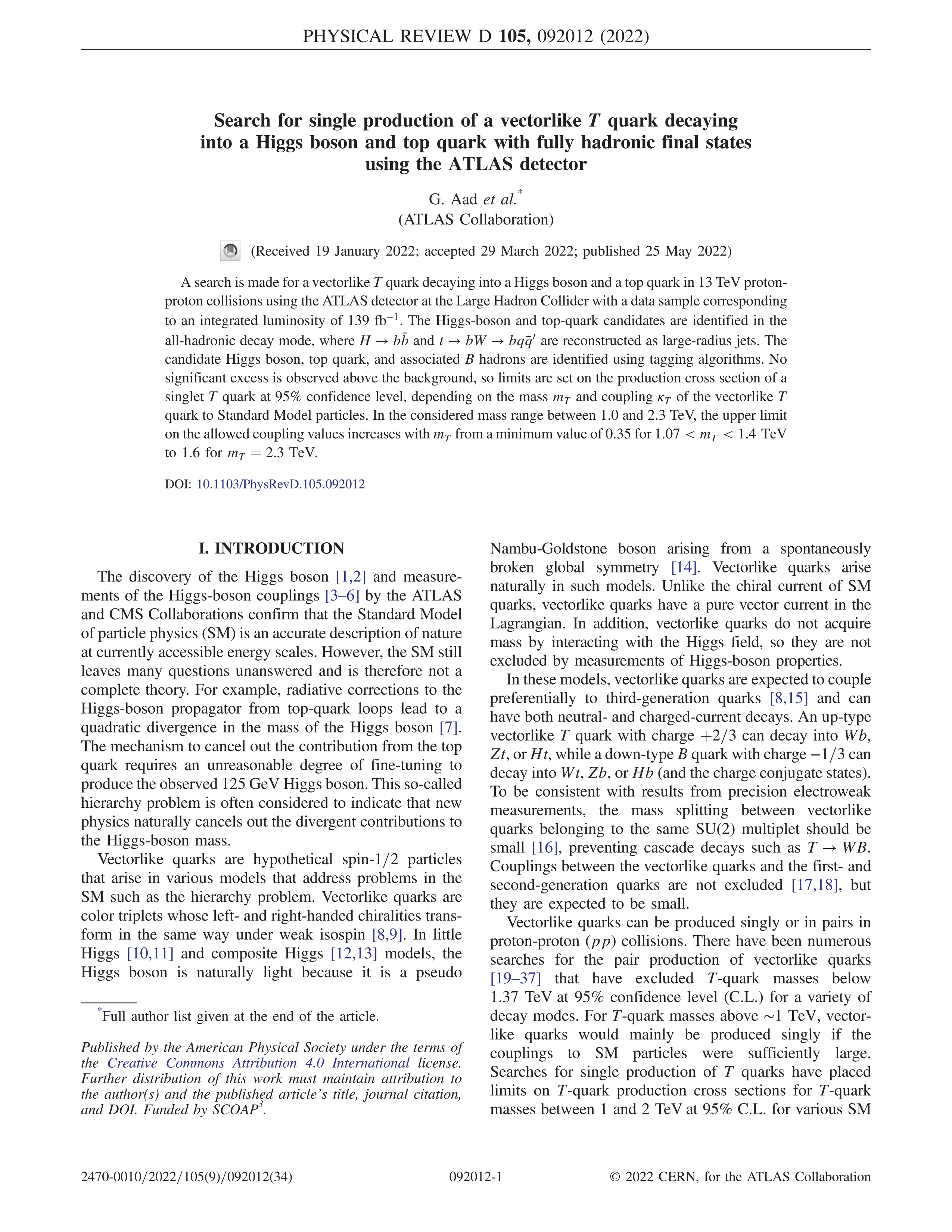 Search for single production of a vectorlike T quark decaying into a Higgs boson and top quark with fully hadronic final states using the ATLAS detector
