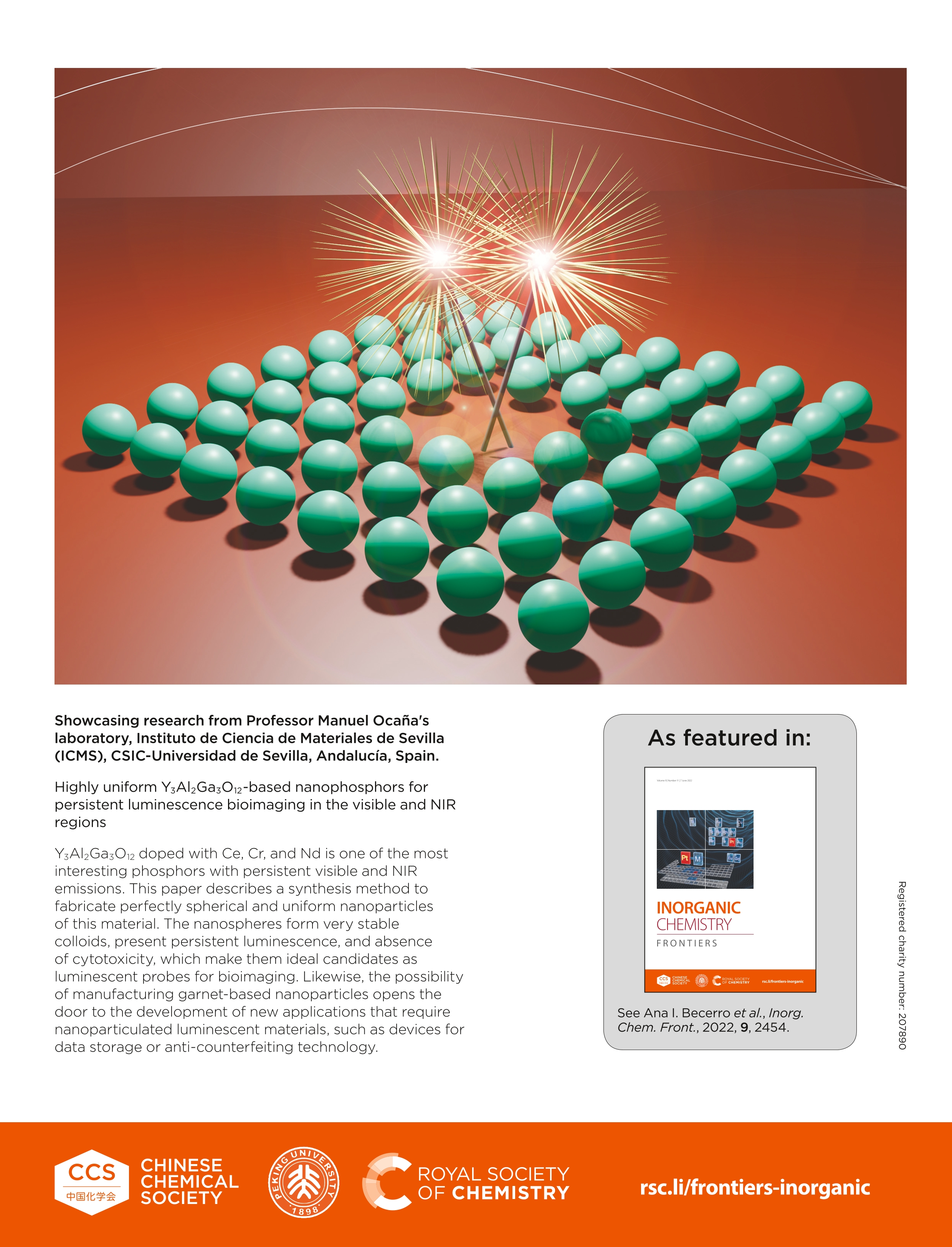 Highly uniform Y3Al2Ga3O12-based nanophosphors for persistent luminescence bioimaging in the visible and NIR regions