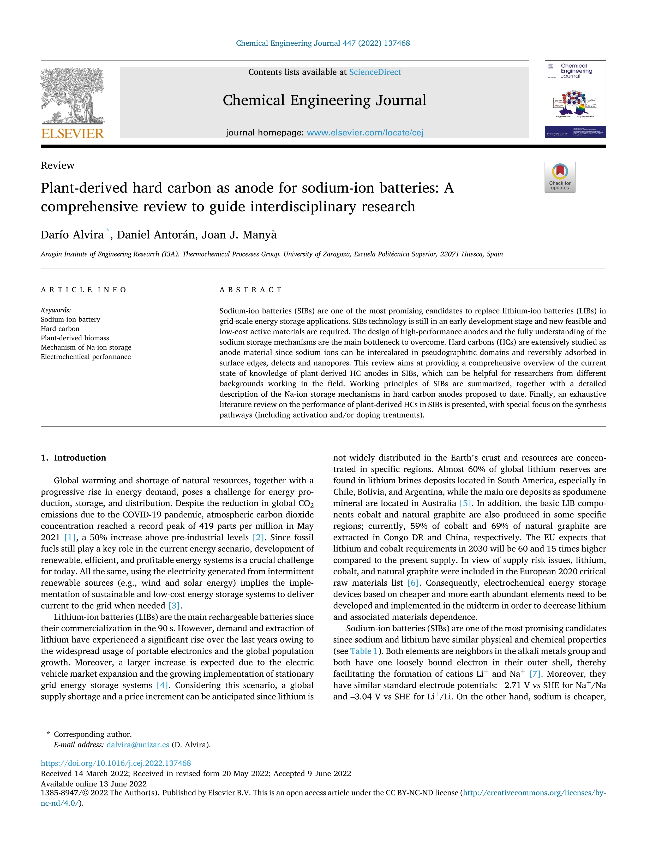 Plant-derived hard carbon as anode for sodium-ion batteries: A comprehensive review to guide interdisciplinary research