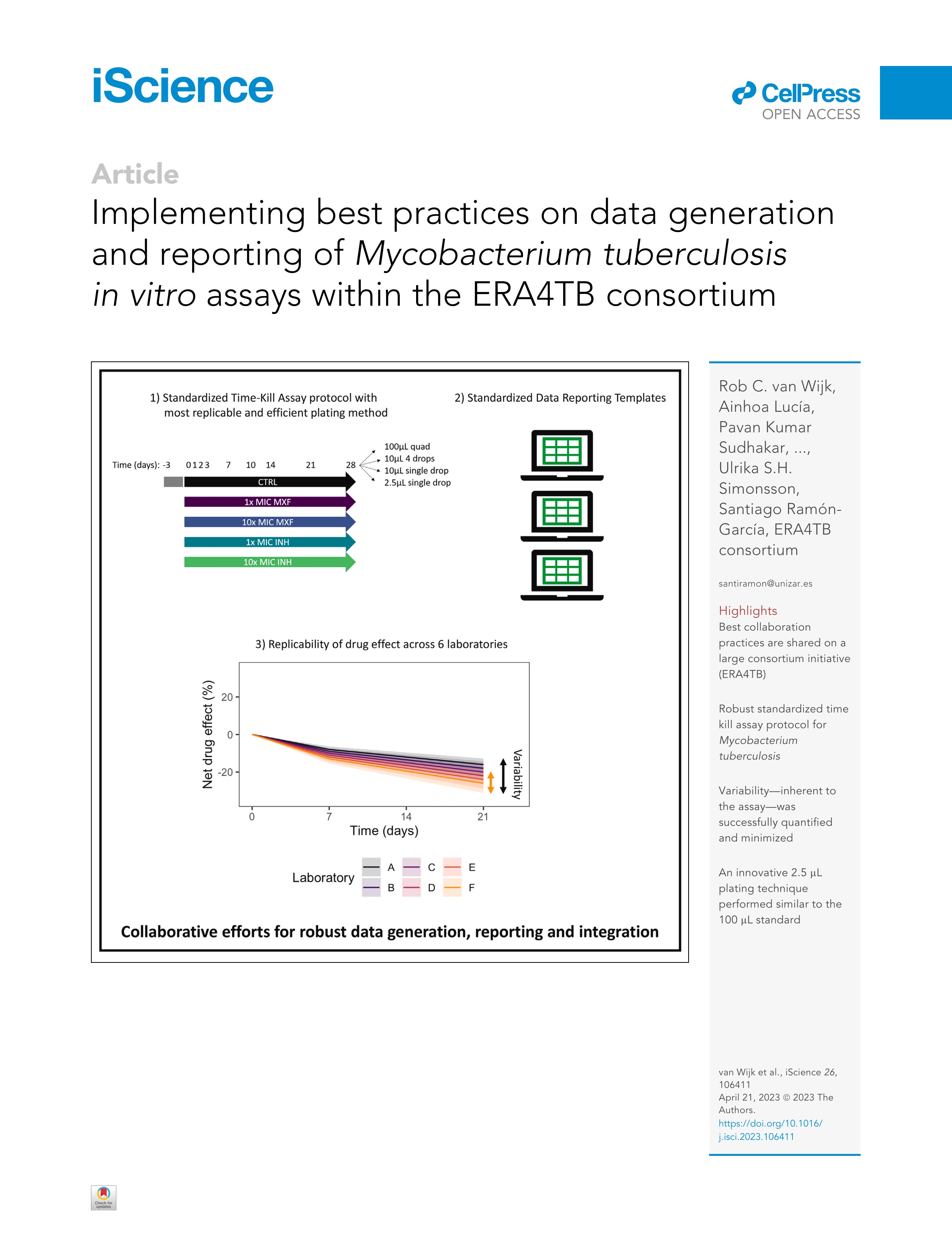 Implementing best practises on data generation and reporting of Mycobacterium tuberculosis in vitro assays within the ERA4TB consortium