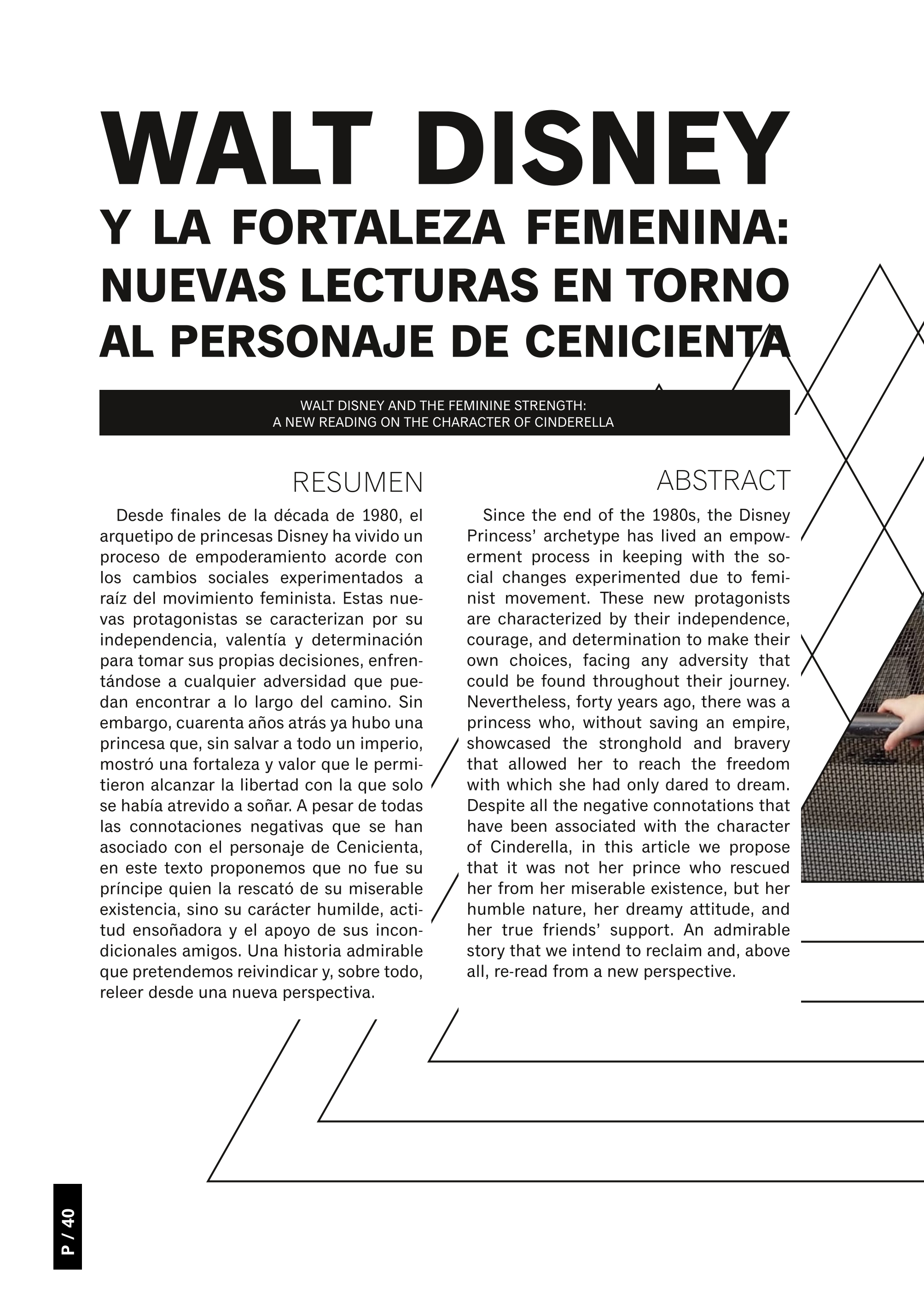 Walt Disney y la fortaleza femenina: nuevas lecturas en torno al personaje de Cenicienta