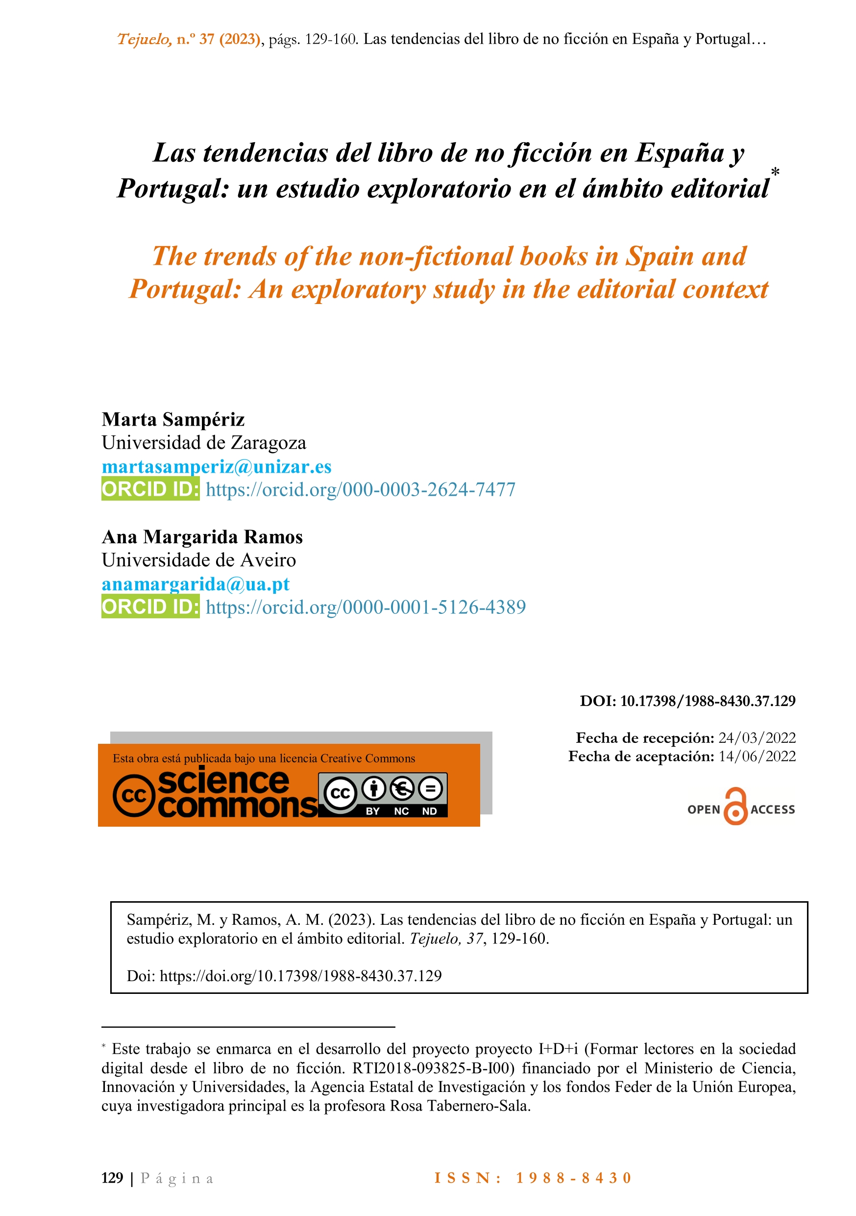 Análisis comparativo de las tendencias editoriales del libro de no ficción en España y Portugal