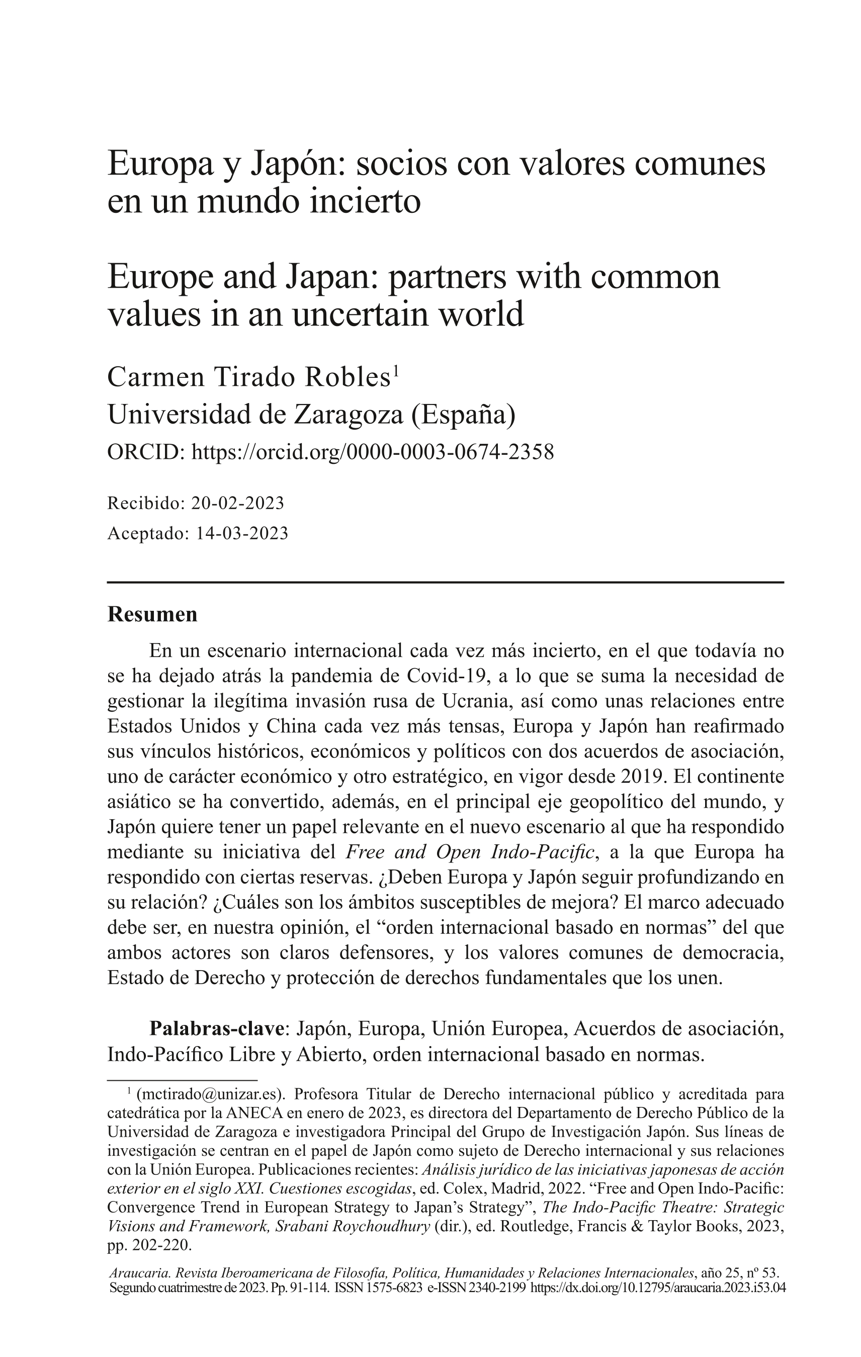 Europa y Japón: socios con valores comunes en un mundo incierto