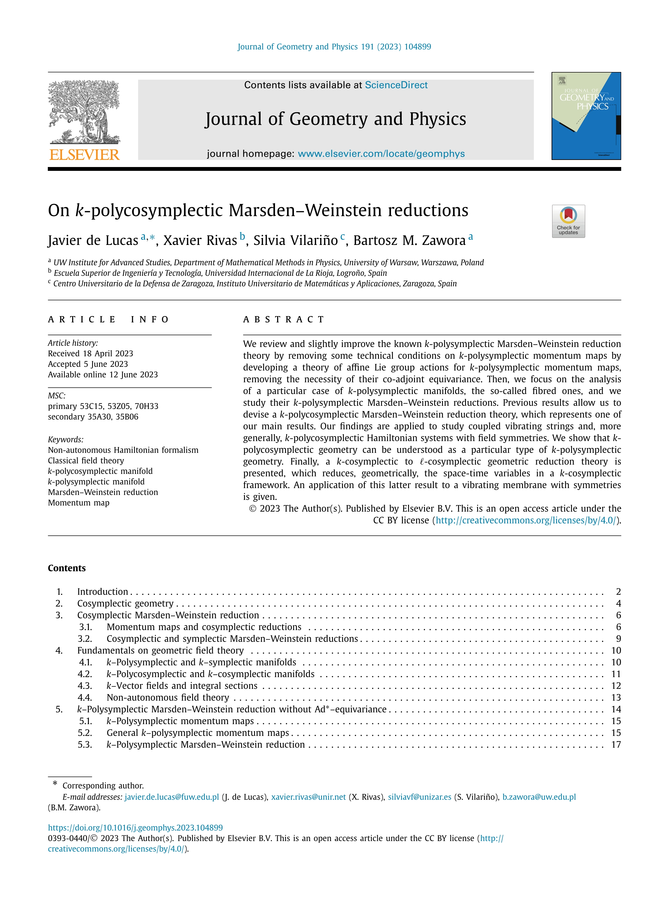 On k-polycosymplectic Marsden–Weinstein reductions