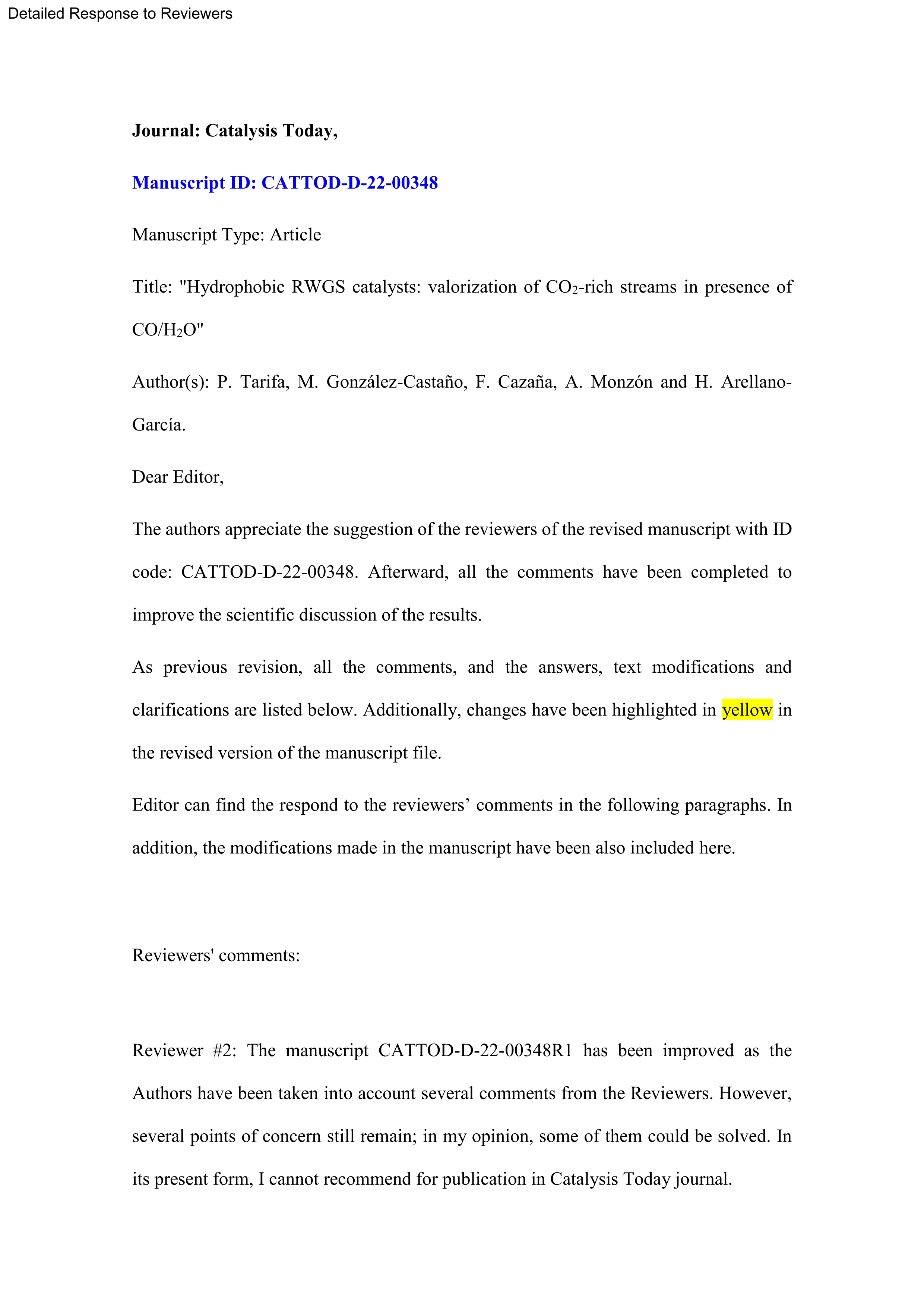 Hydrophobic RWGS catalysts: Valorization of CO2-rich streams in presence of CO/H2O