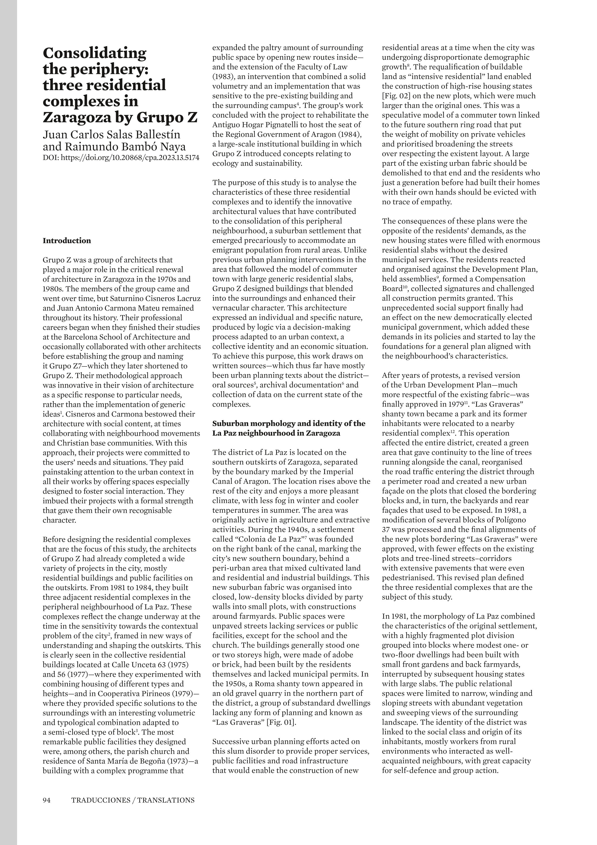 Consolidating the periphery: three residential complexes in Zaragoza by Grupo Z