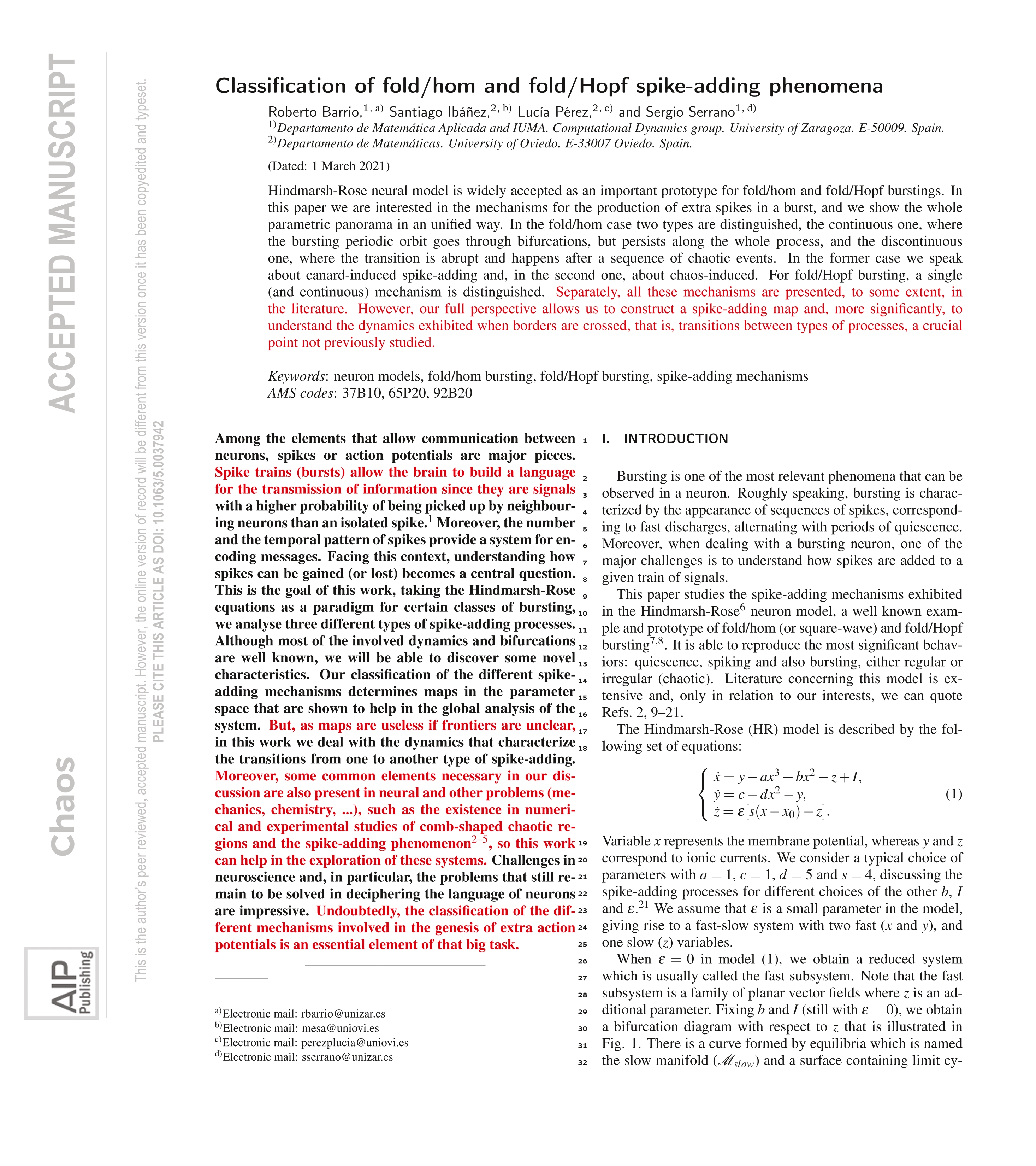 Classification of fold/hom and fold/Hopf spike-adding phenomena