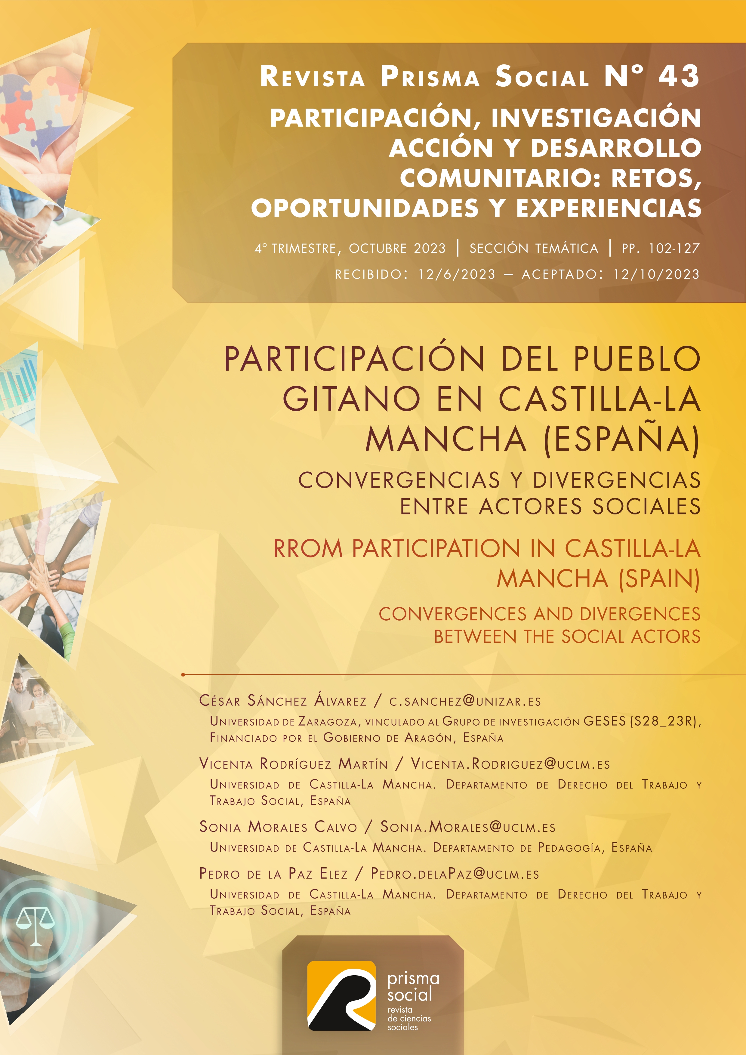 Participación del pueblo gitano en Castilla-La Mancha (España). Convergencias y divergencias entre actores sociales