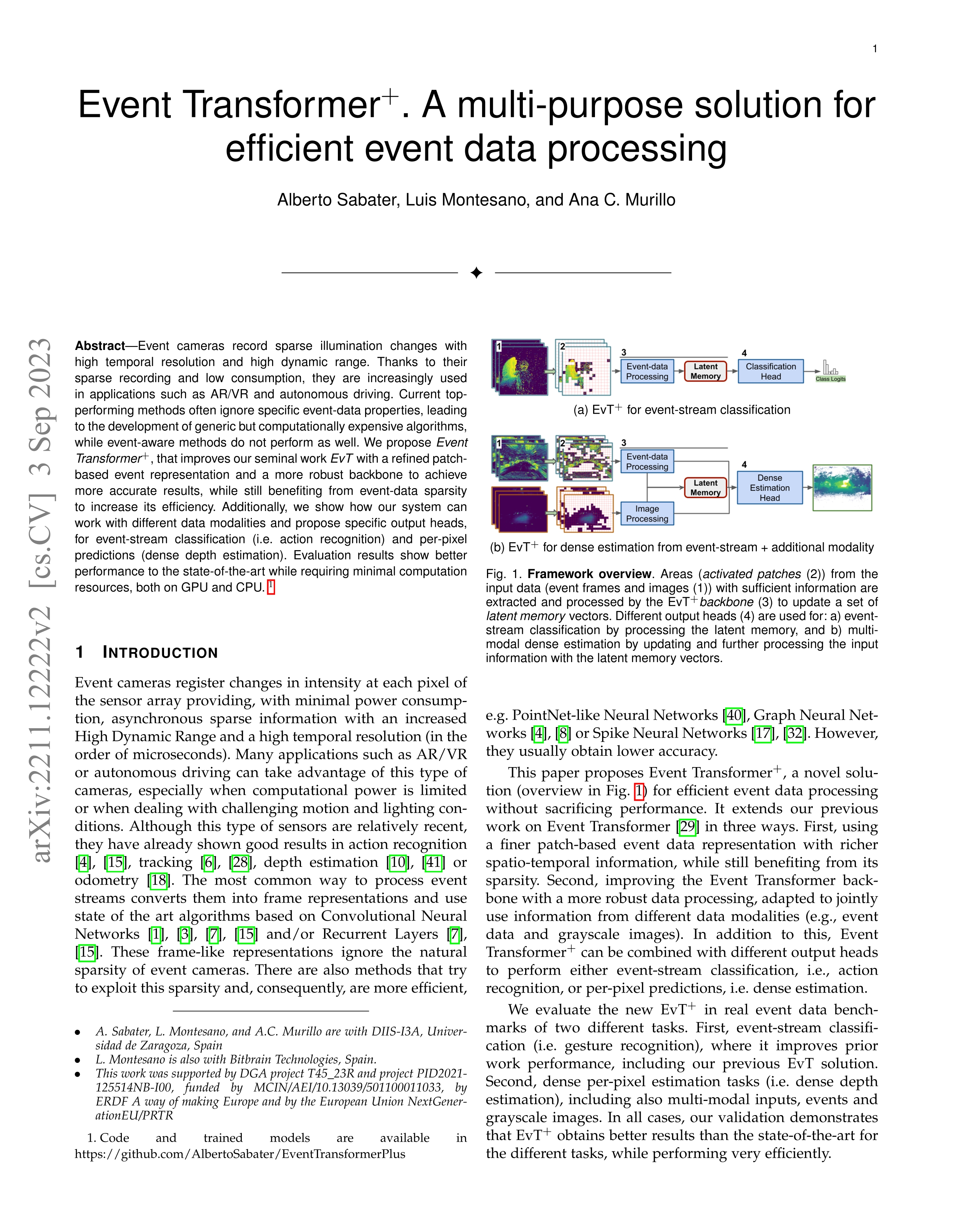 Event transformer+. A multi-purpose solution for efficient event data processing