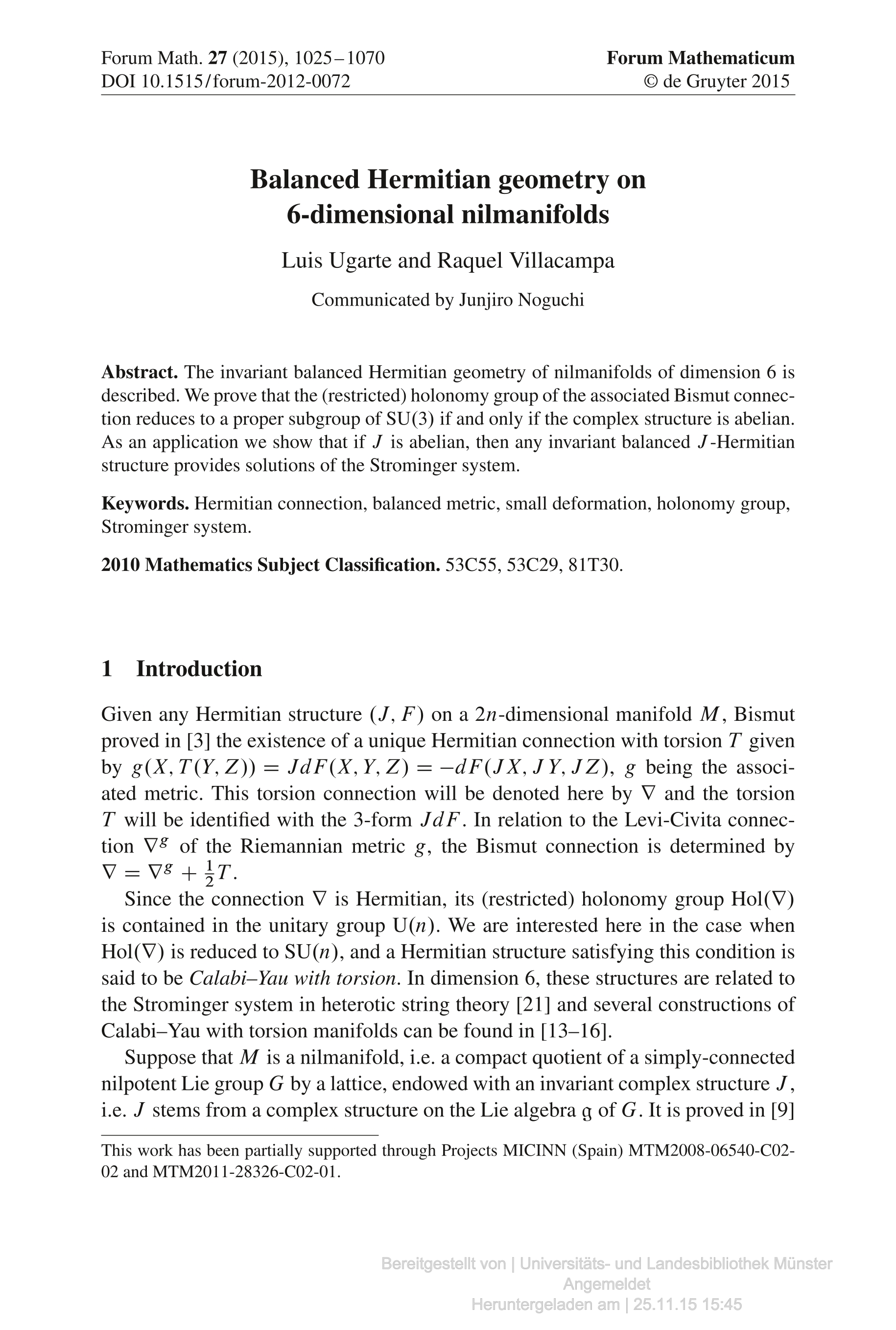 Balanced hermitian geometry on 6-dimensional nilmanifolds