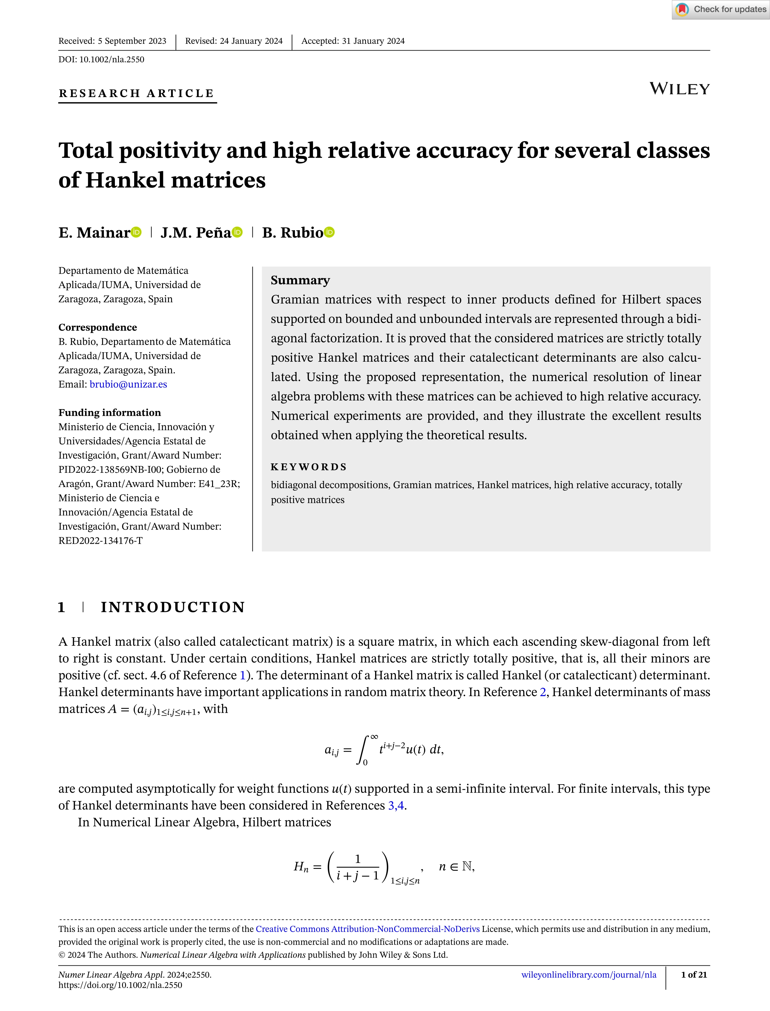 Total positivity and high relative accuracy for several classes of Hankel matrices