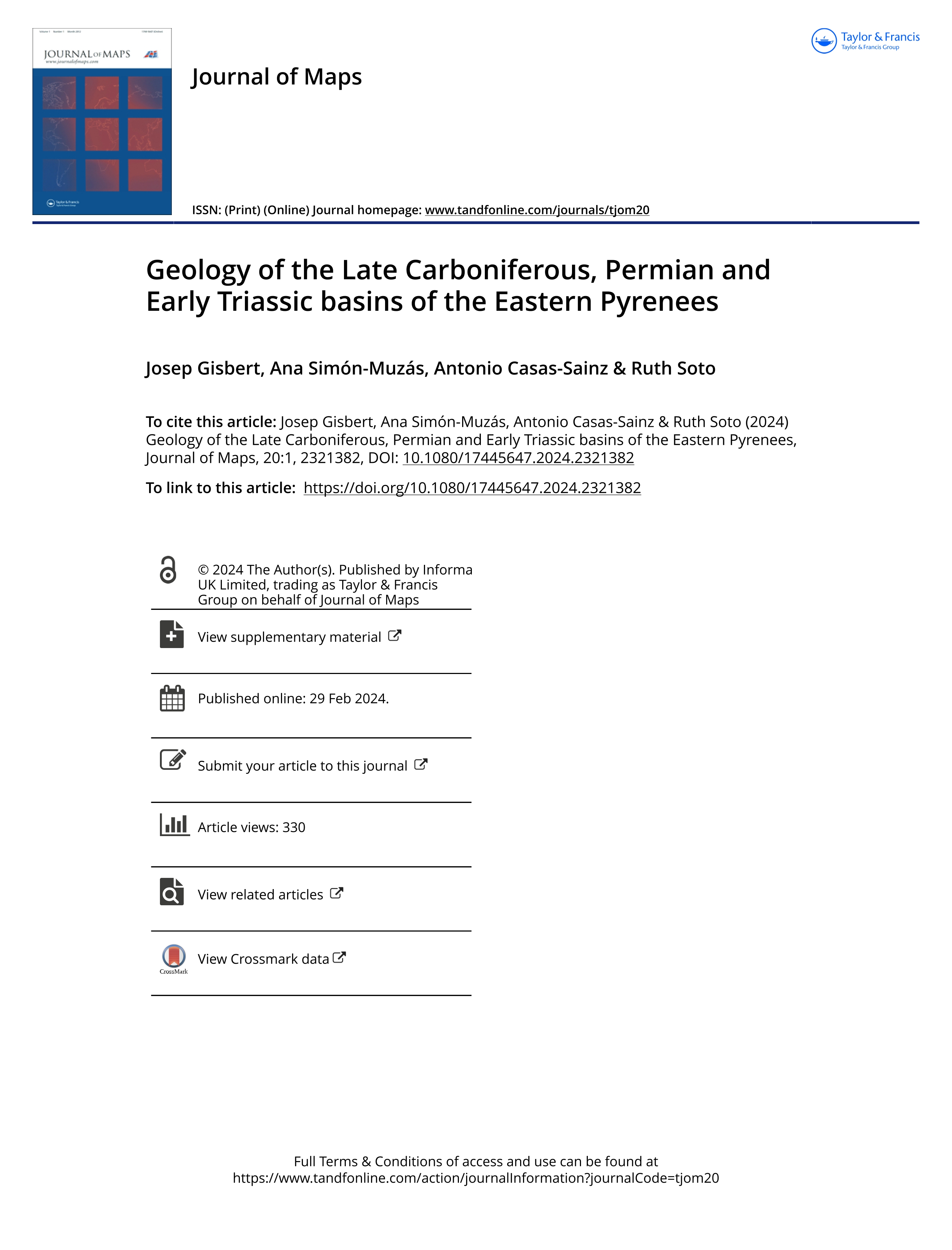 Geology of the Late Carboniferous, Permian and Early Triassic basins of the Eastern Pyrenees