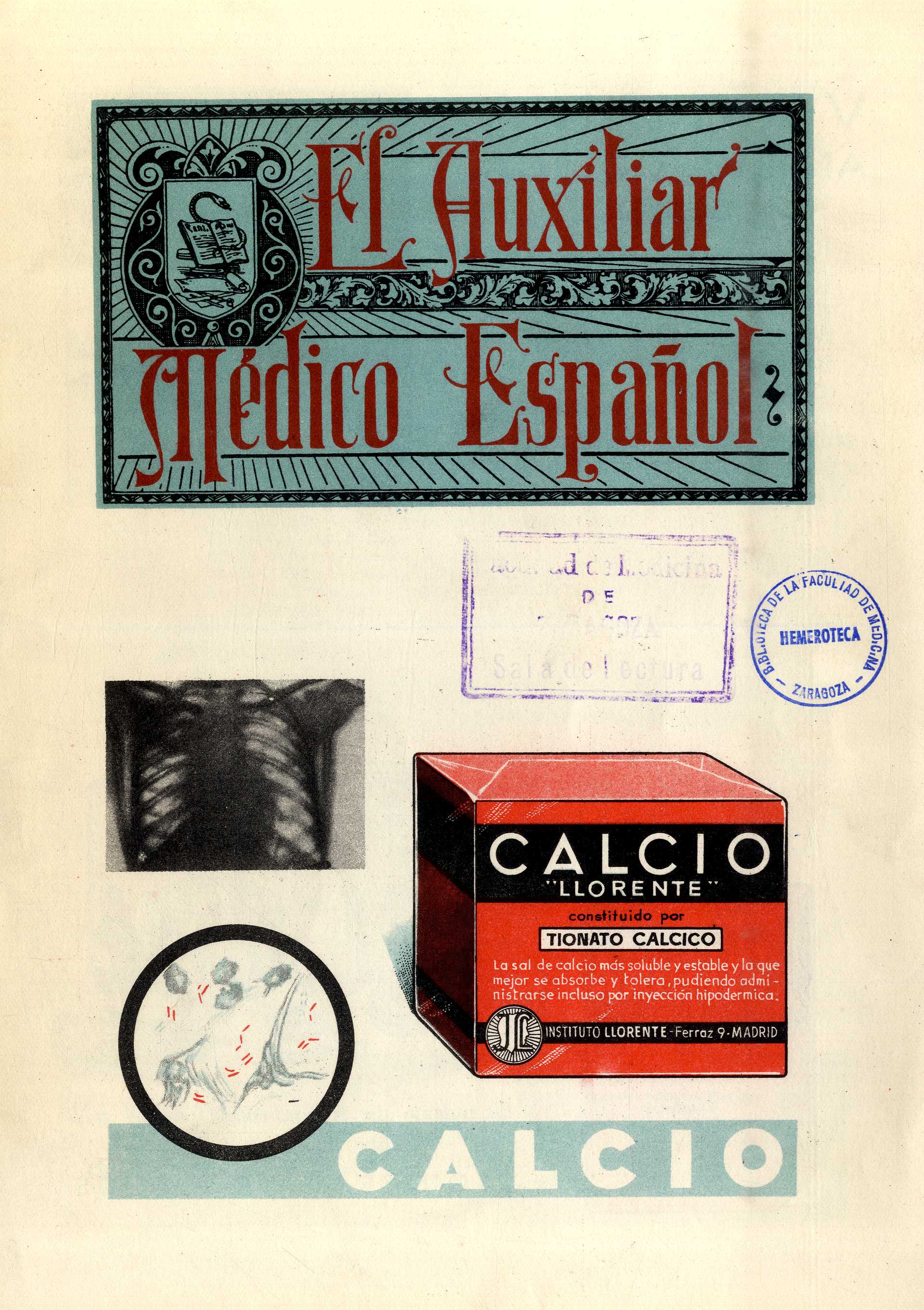 El Auxiliar Médico Español, Año 1 (2ª época), 1  (1945)