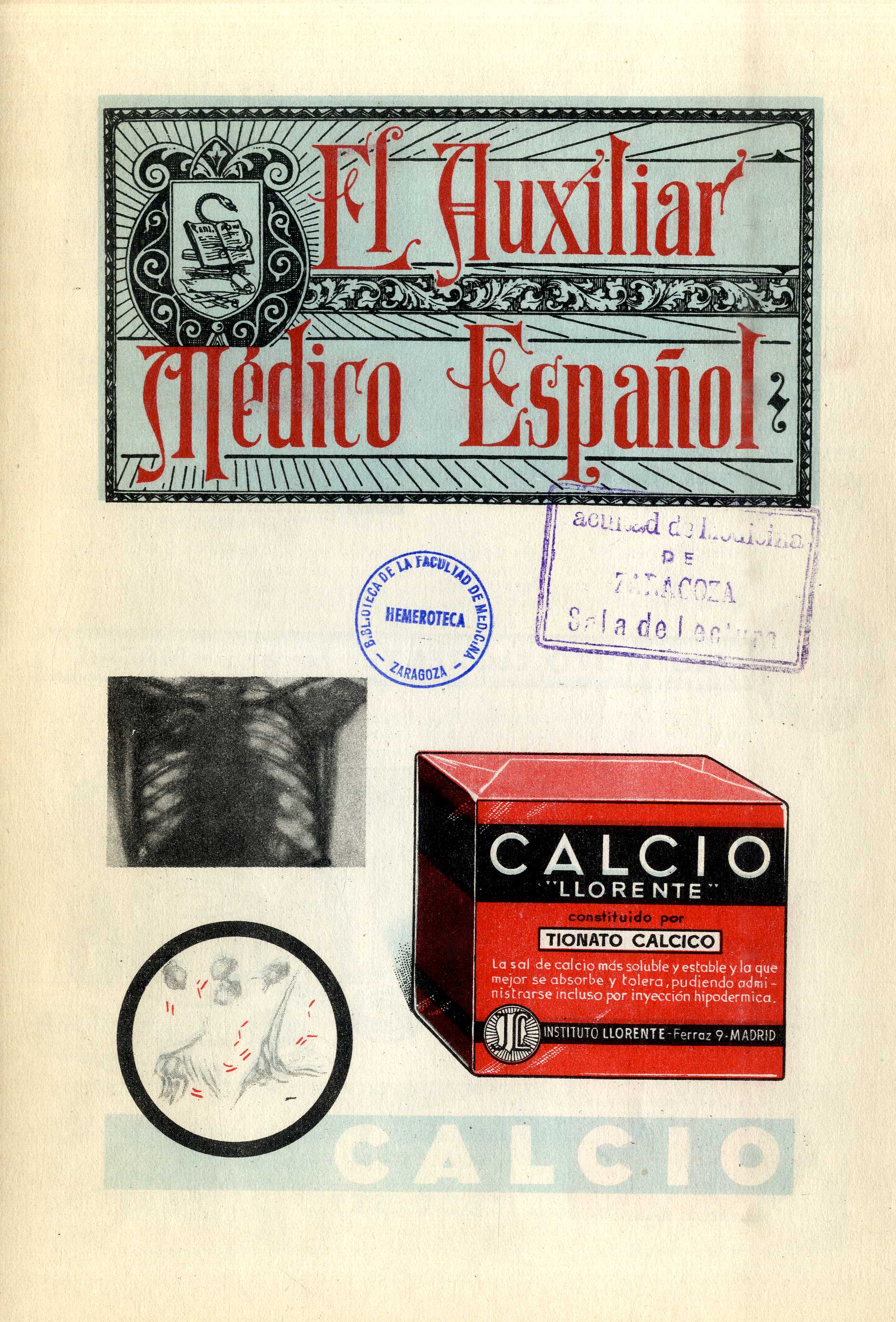 El Auxiliar Médico Español, Año 1 (2ª época), 1  (1946)
