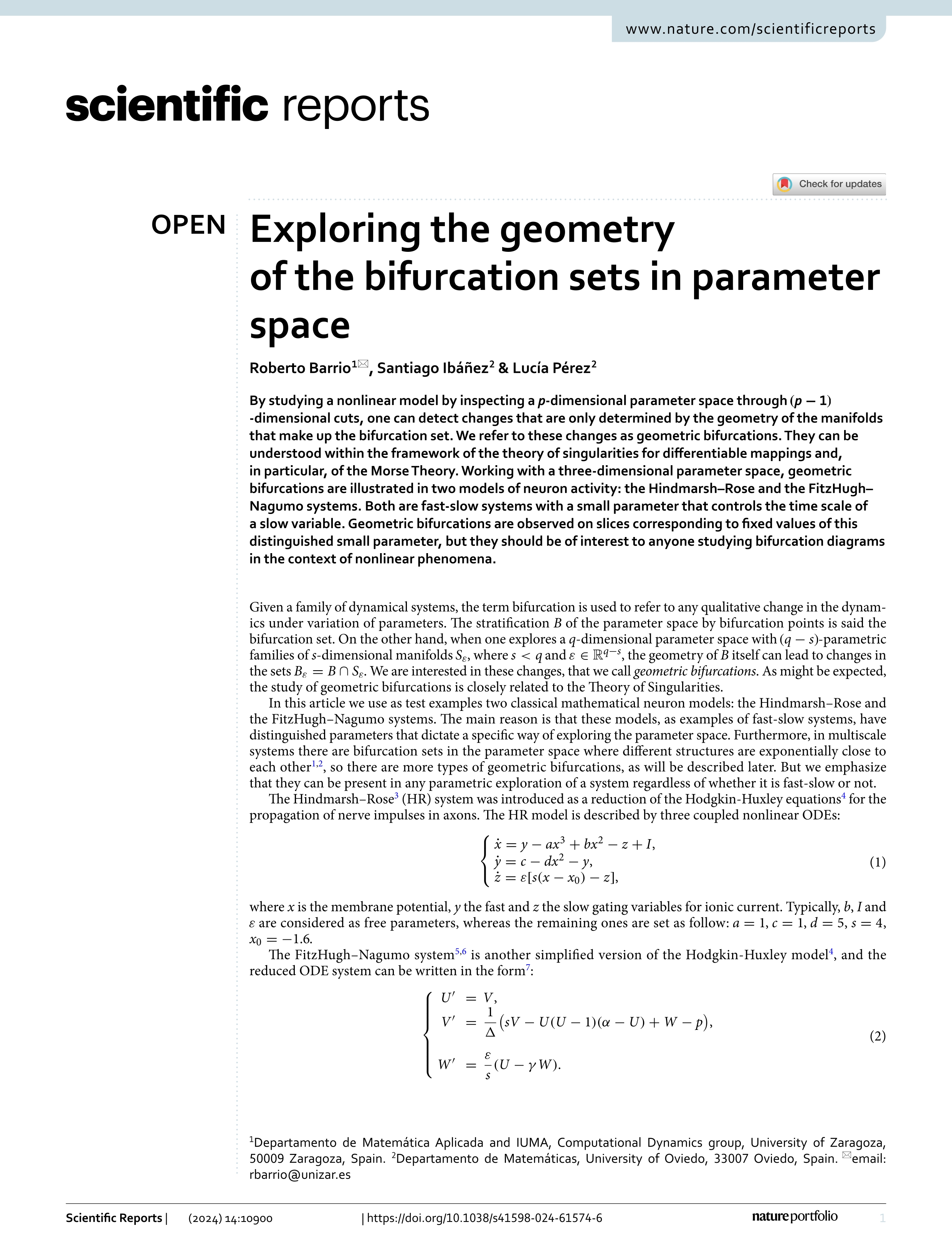 Exploring the geometry of the bifurcation sets in parameter space