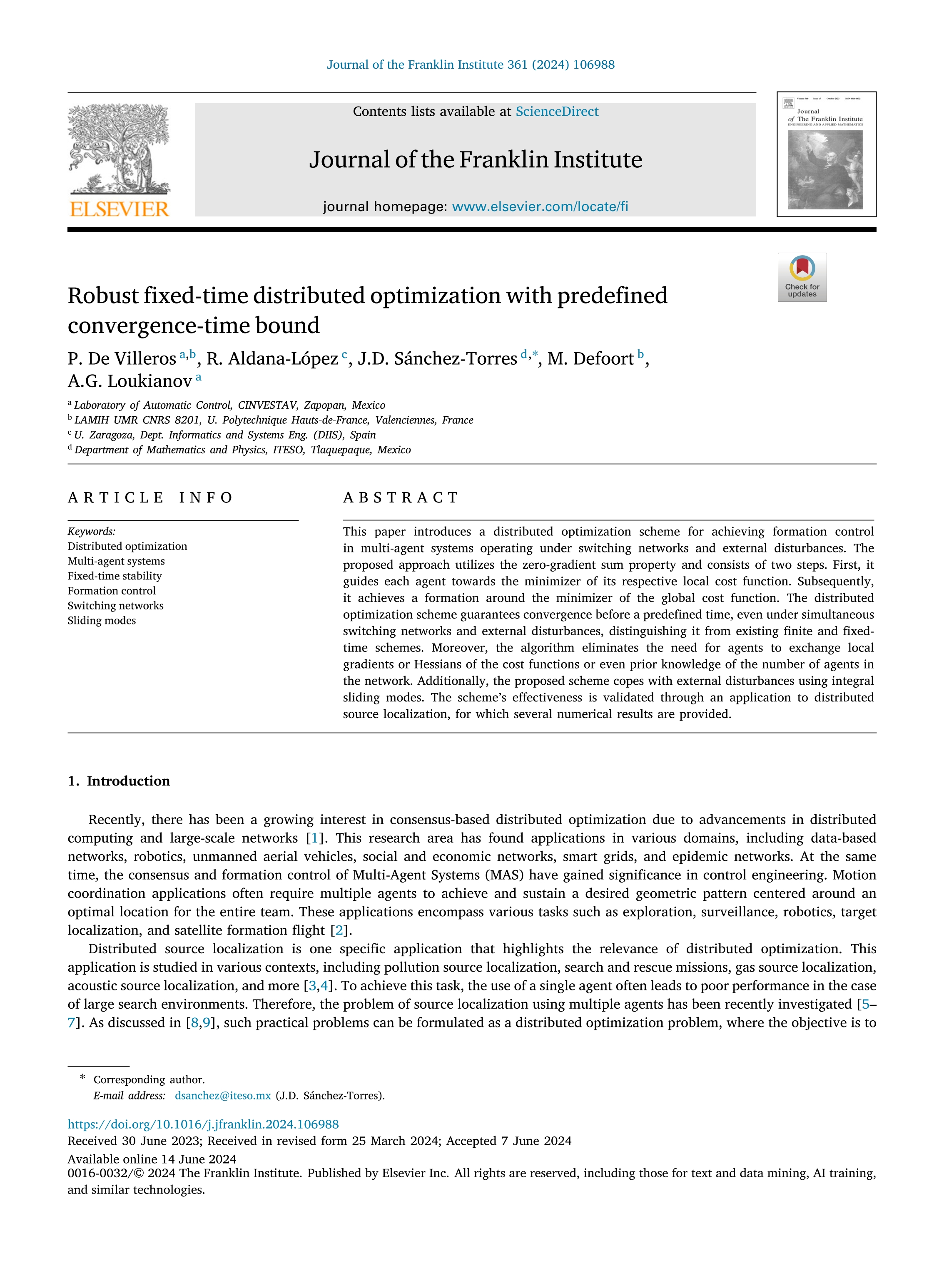 Robust fixed-time distributed optimization with predefined convergence-time bound