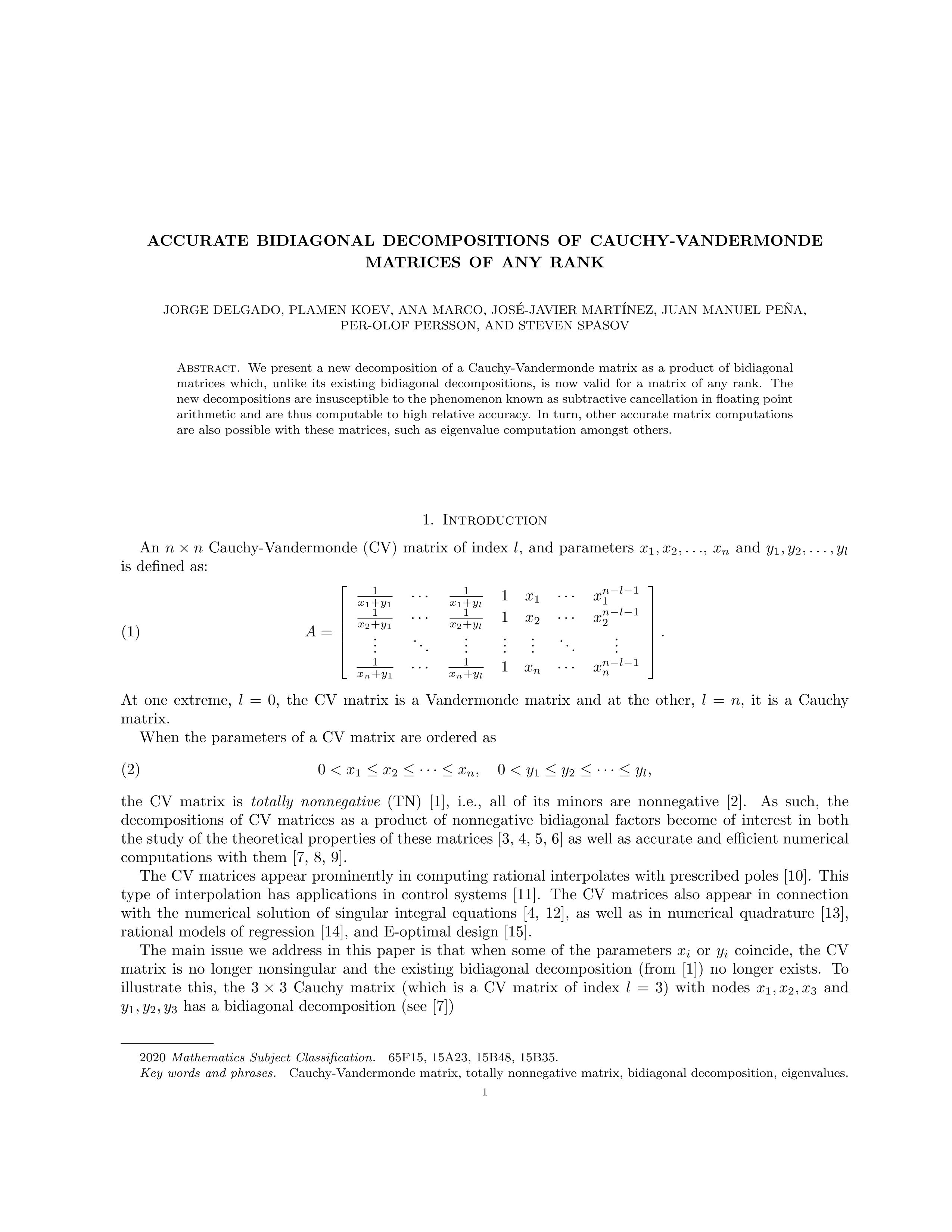 Accurate bidiagonal decompositions of Cauchy–Vandermonde matrices of any rank