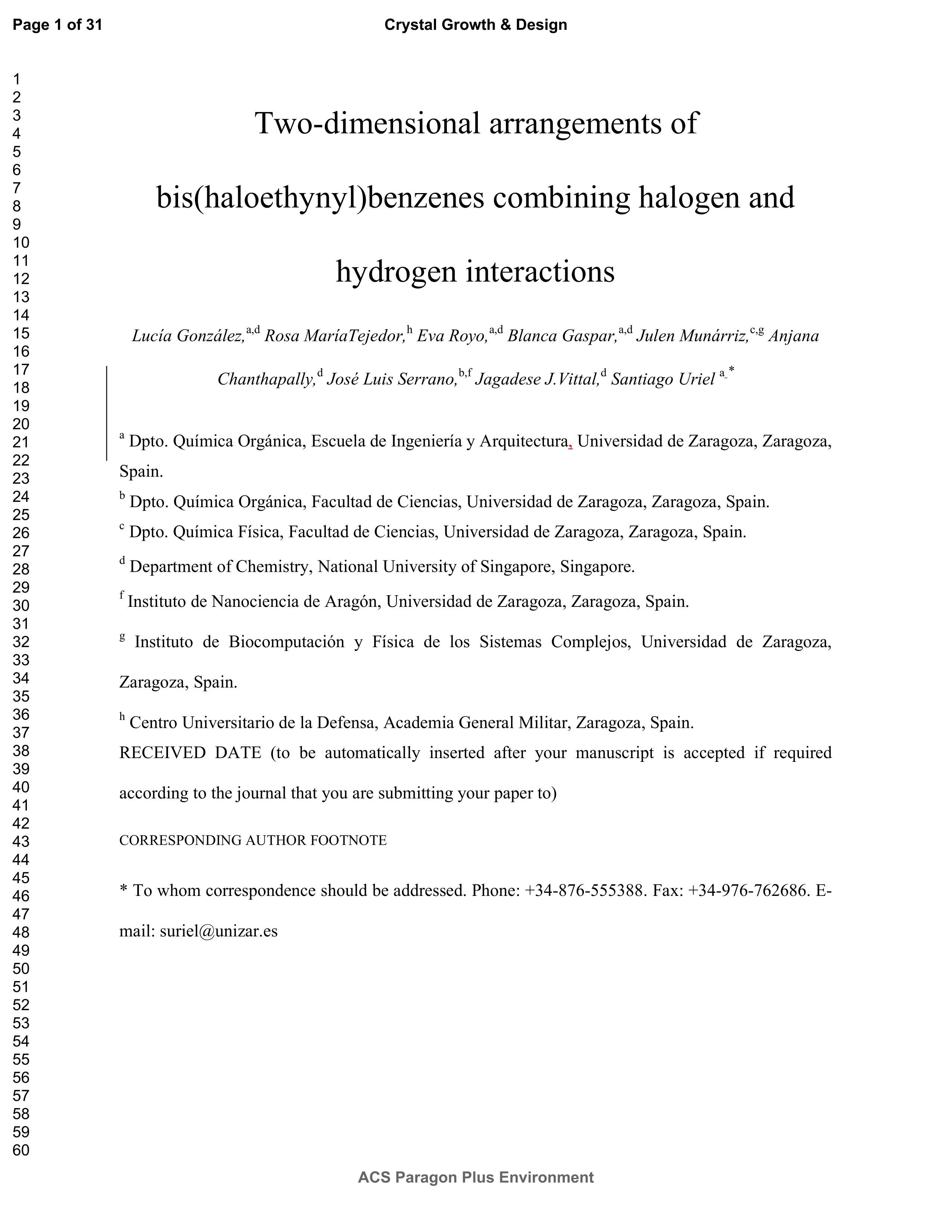 Two-dimensional arrangements of bis(haloethynyl)benzenes combining halogen and hydrogen interactions