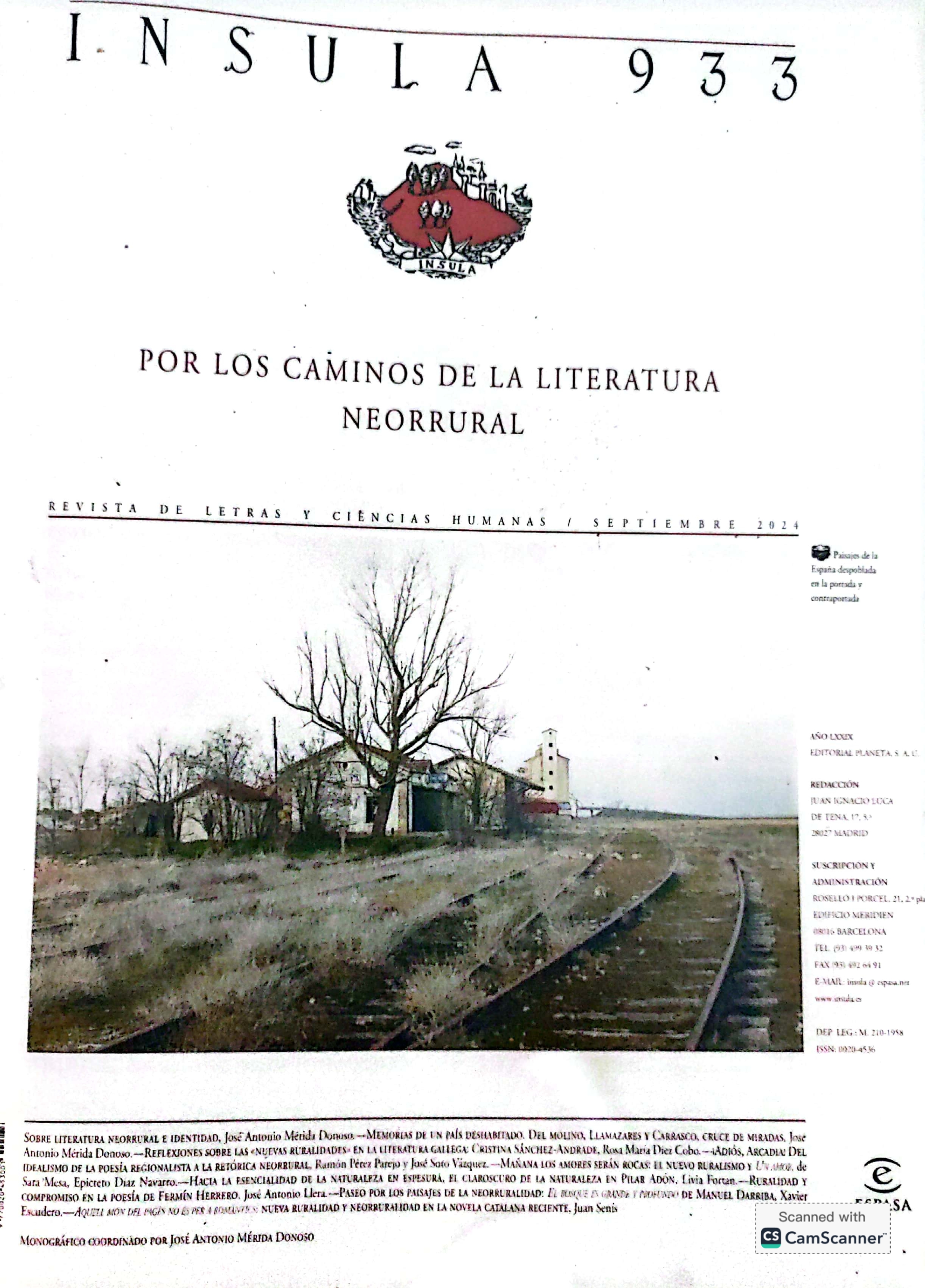 Sobre literatura neorrural e identidad