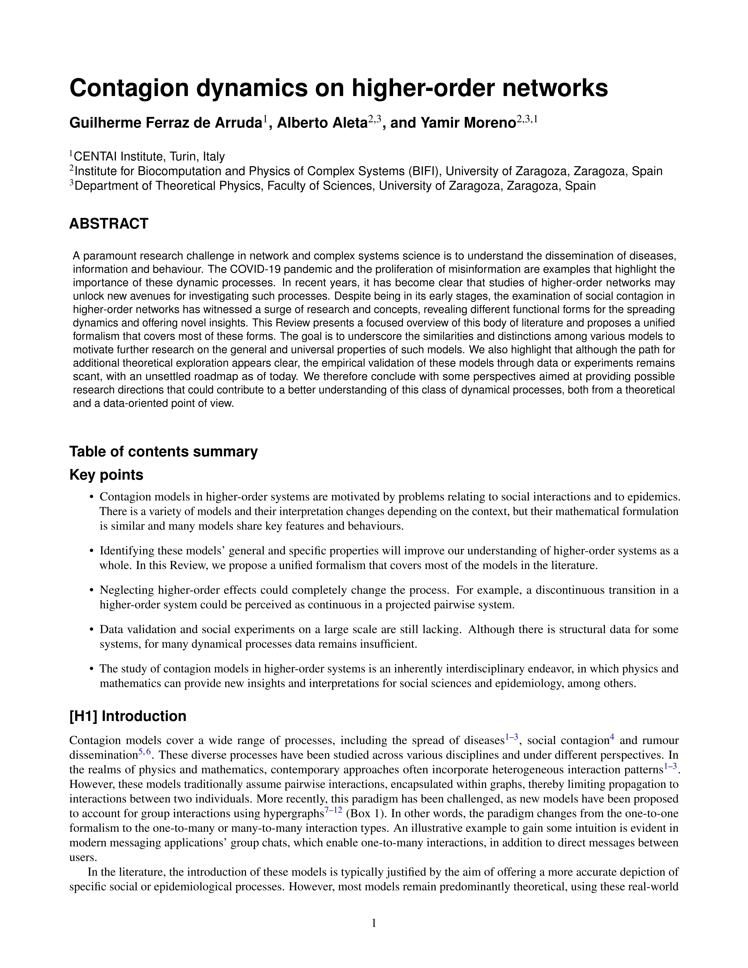 Contagion dynamics on higher-order networks