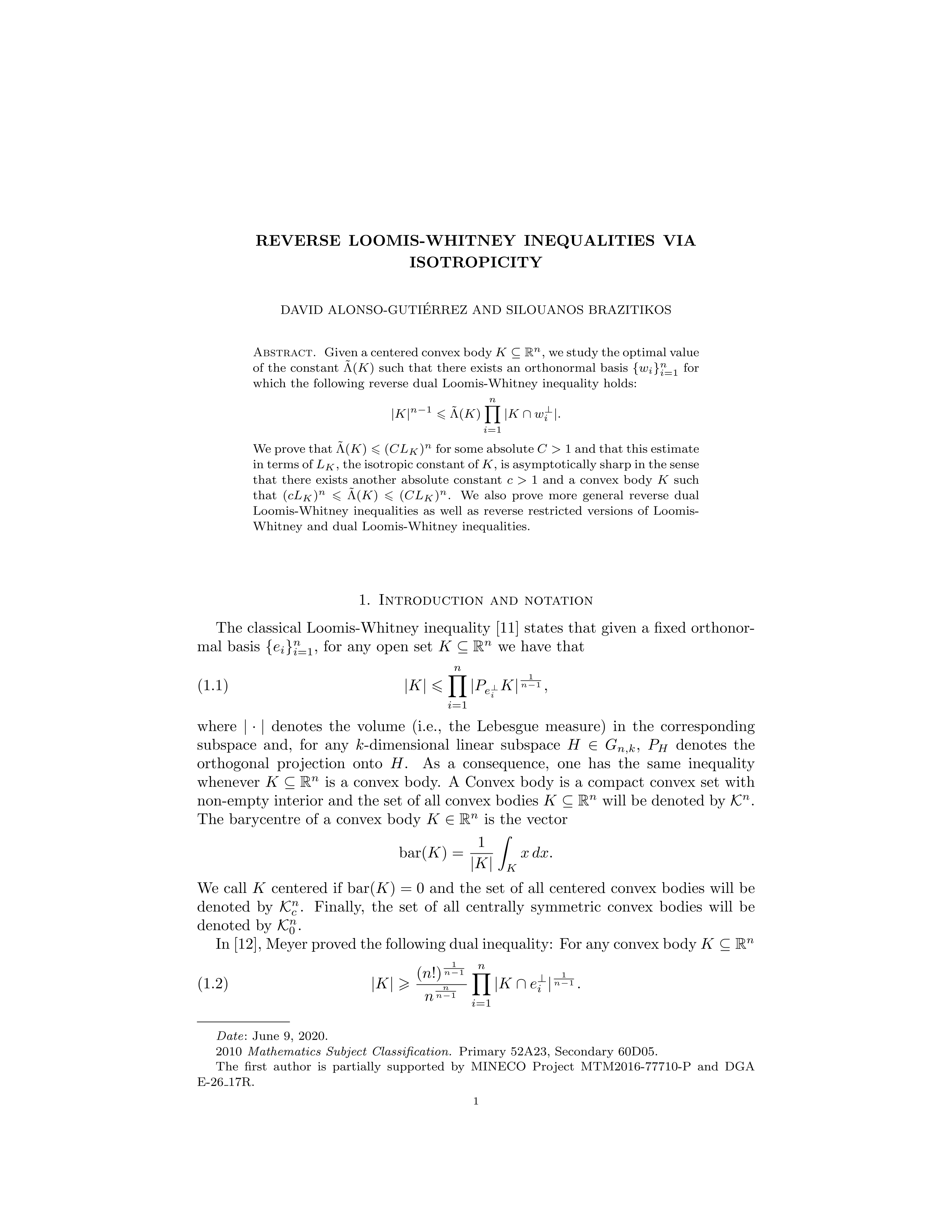 Reverse Loomis-Whitney inequalities via isotropicity