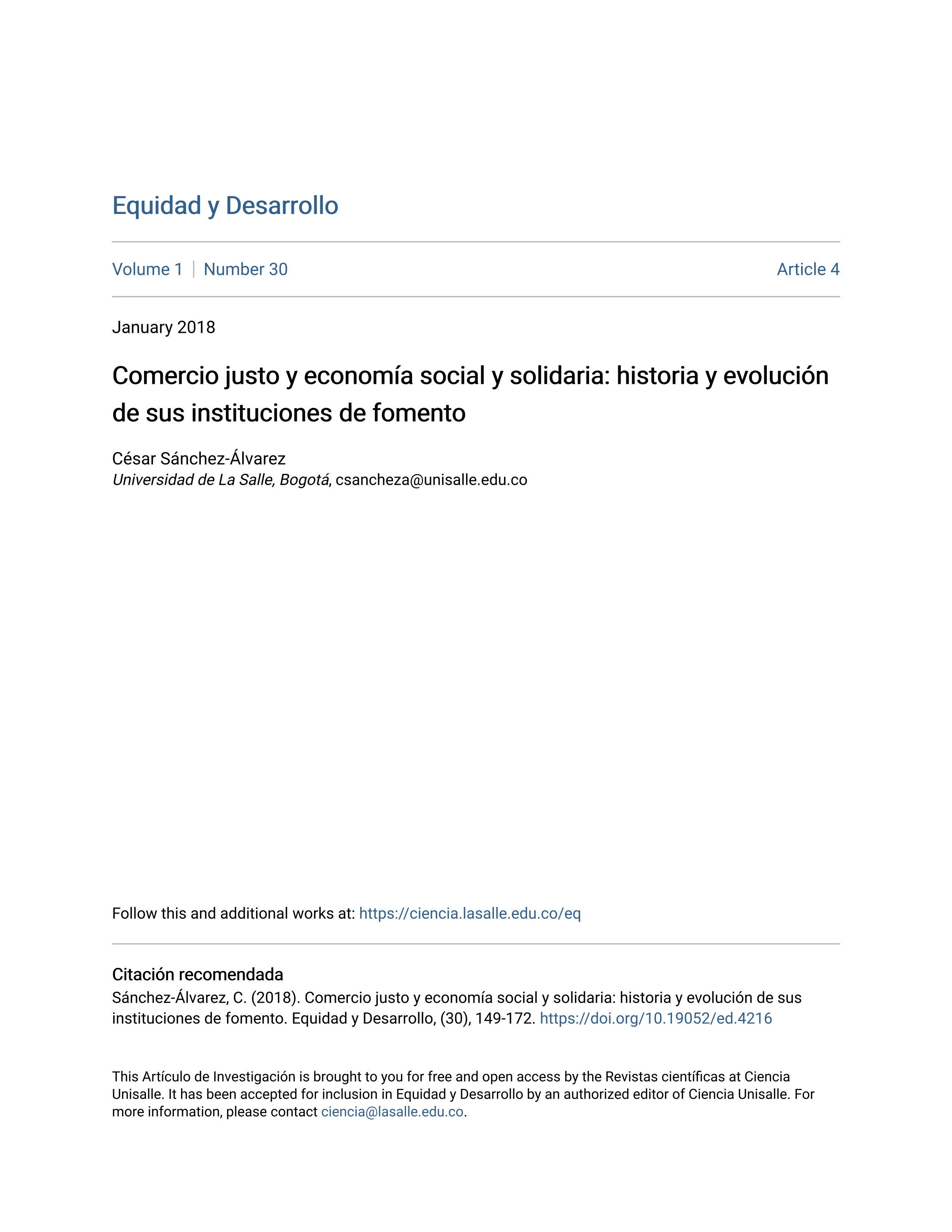 Comercio justo y economía social y solidaria: historia y evolución de sus instituciones de fomento