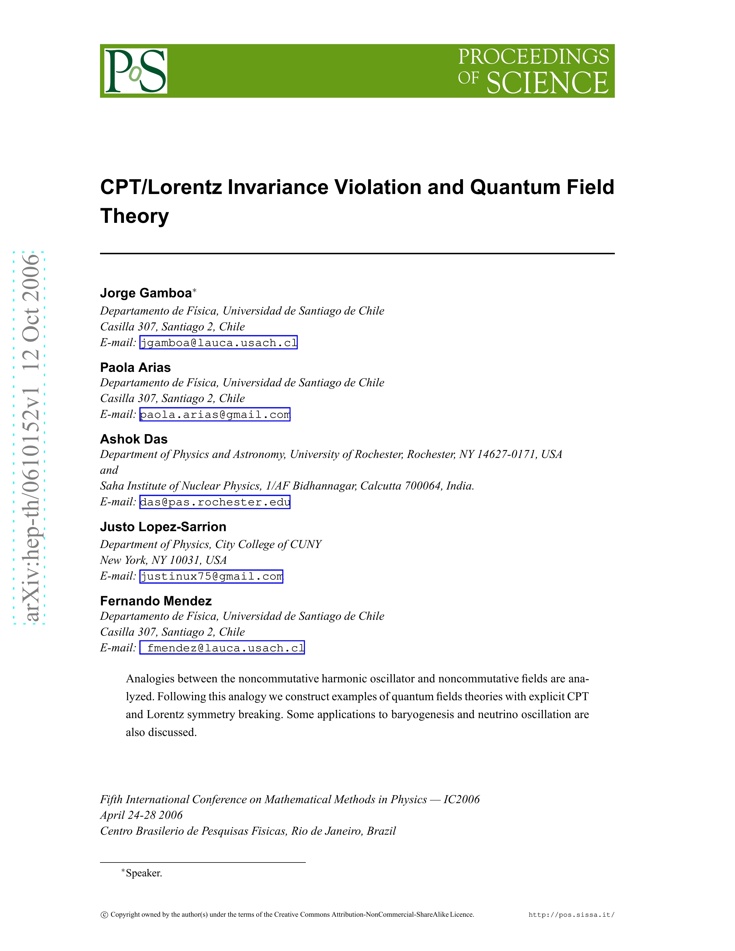 CPT / Lorentz Invariance Violation and Quantum Field Theory