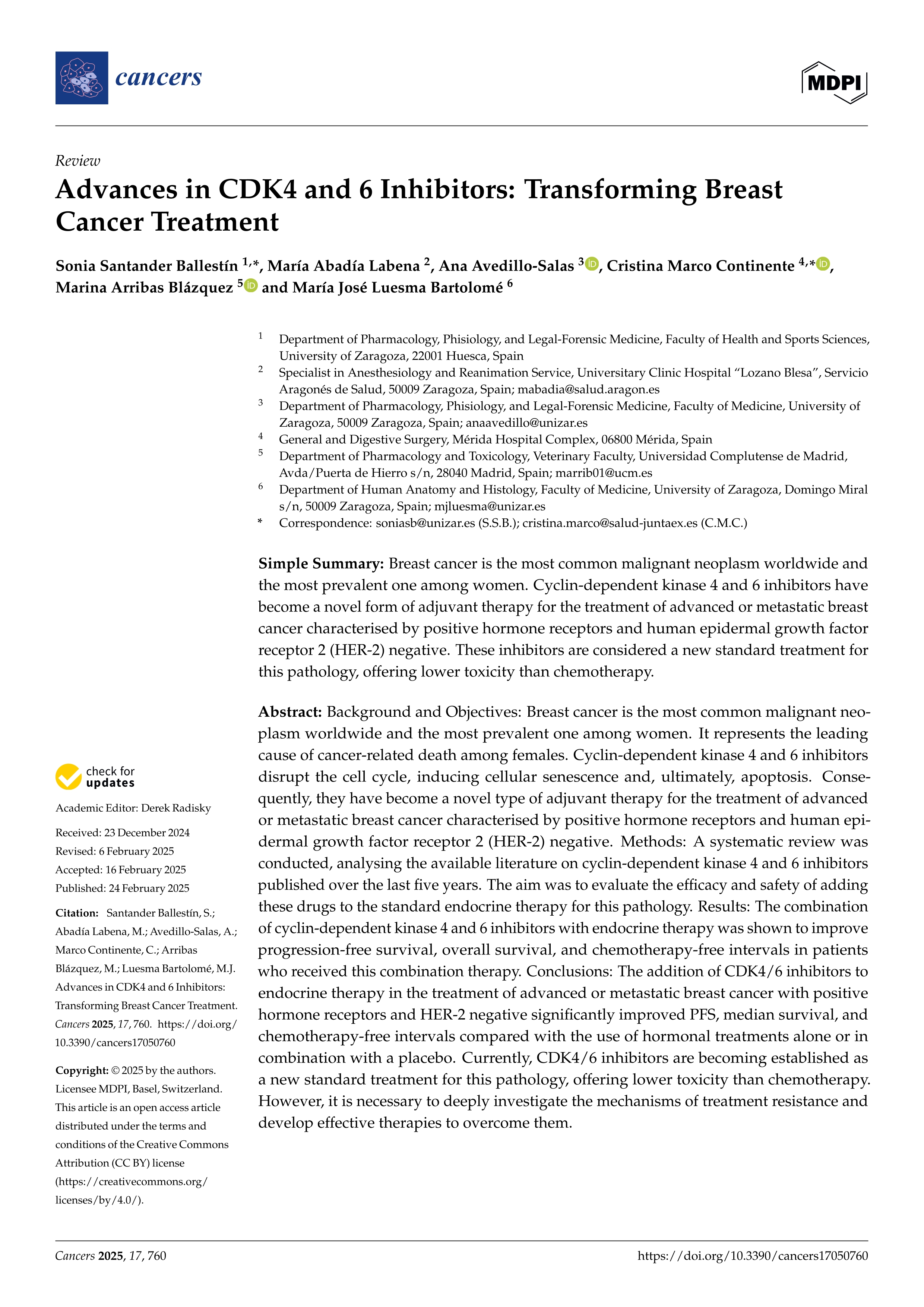 Advances in CDK4 and 6 inhibitors: transforming breast cancer treatment