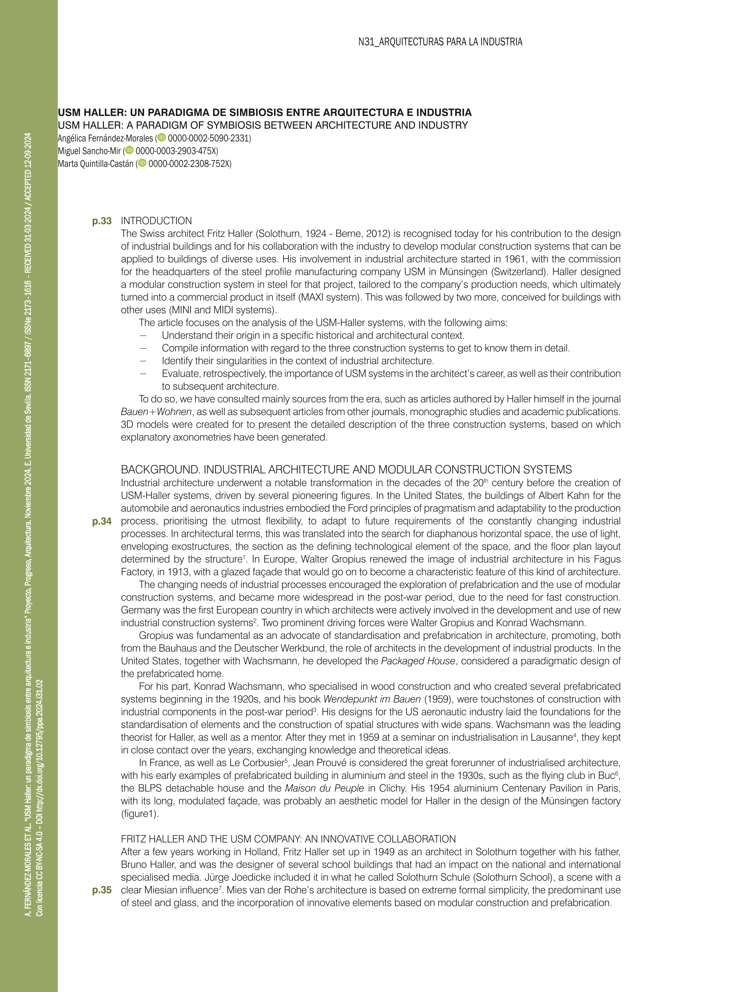 USM Haller: Un paradigma de simbiosis entre arquitectura e industria