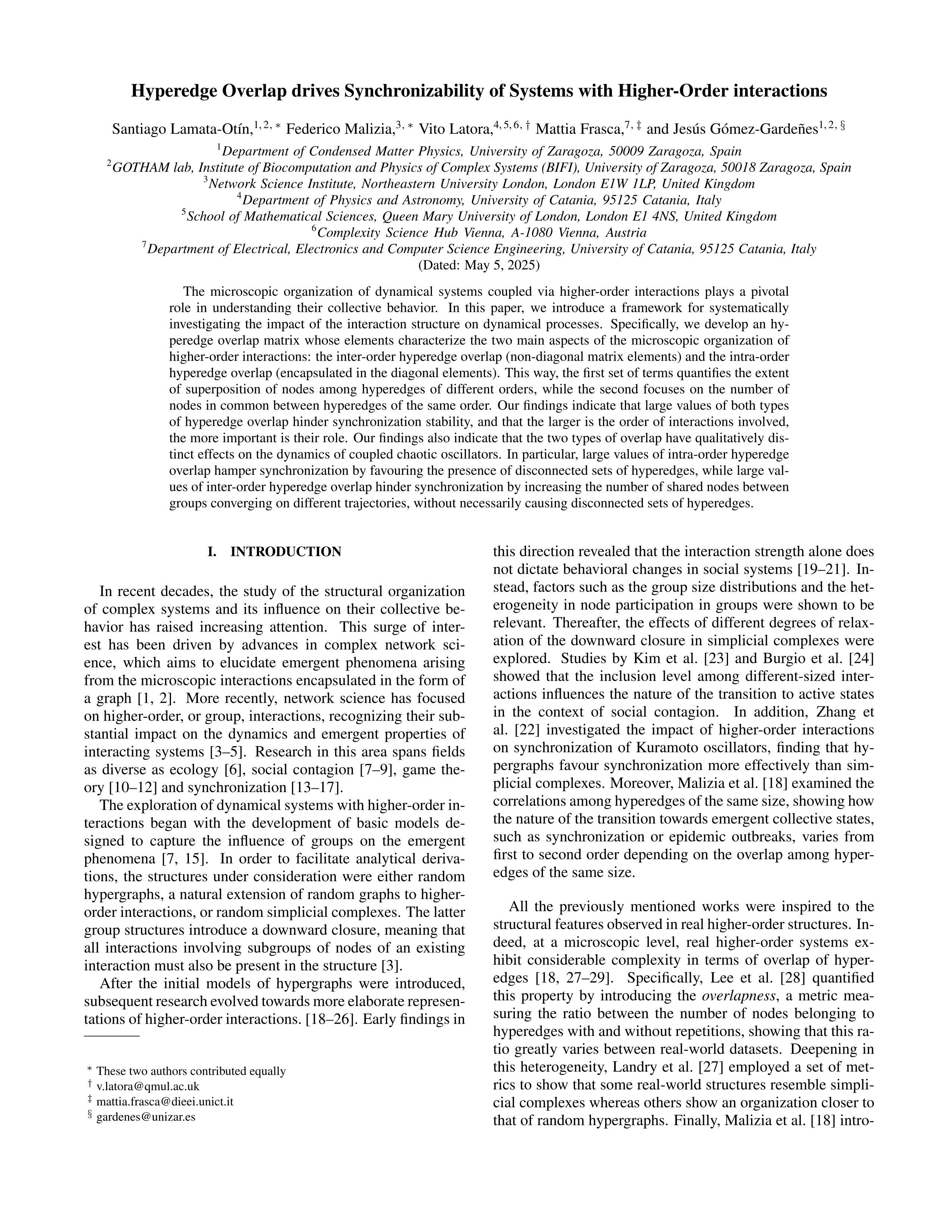 Hyperedge overlap drives synchronizability of systems with higher-order interactions