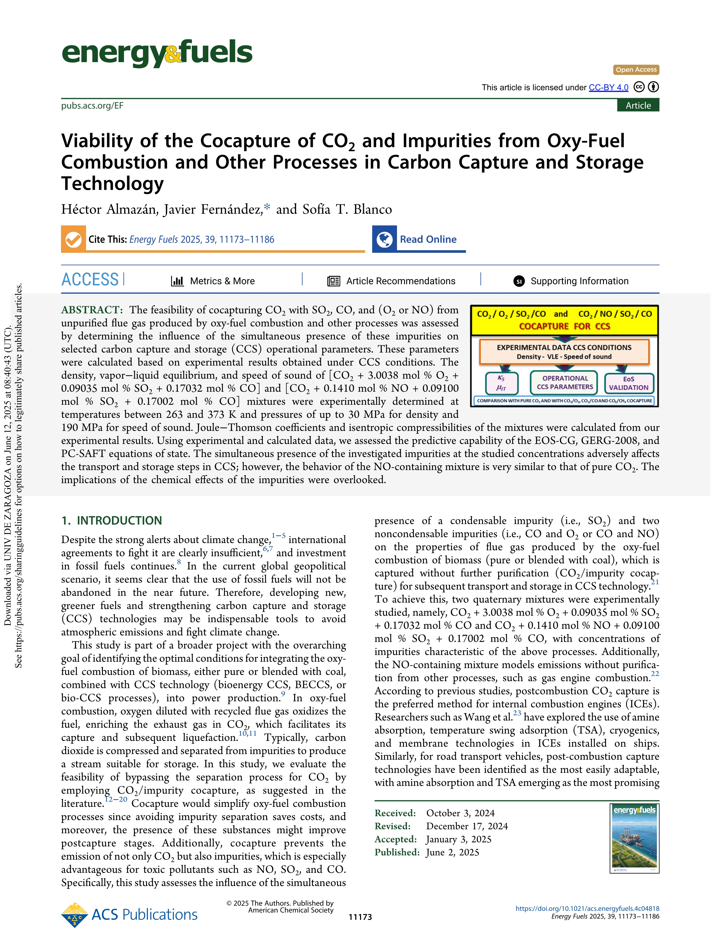 Viability of the Cocapture of CO2 and Impurities from Oxy-Fuel Combustion and Other Processes in Carbon Capture and Storage Technology