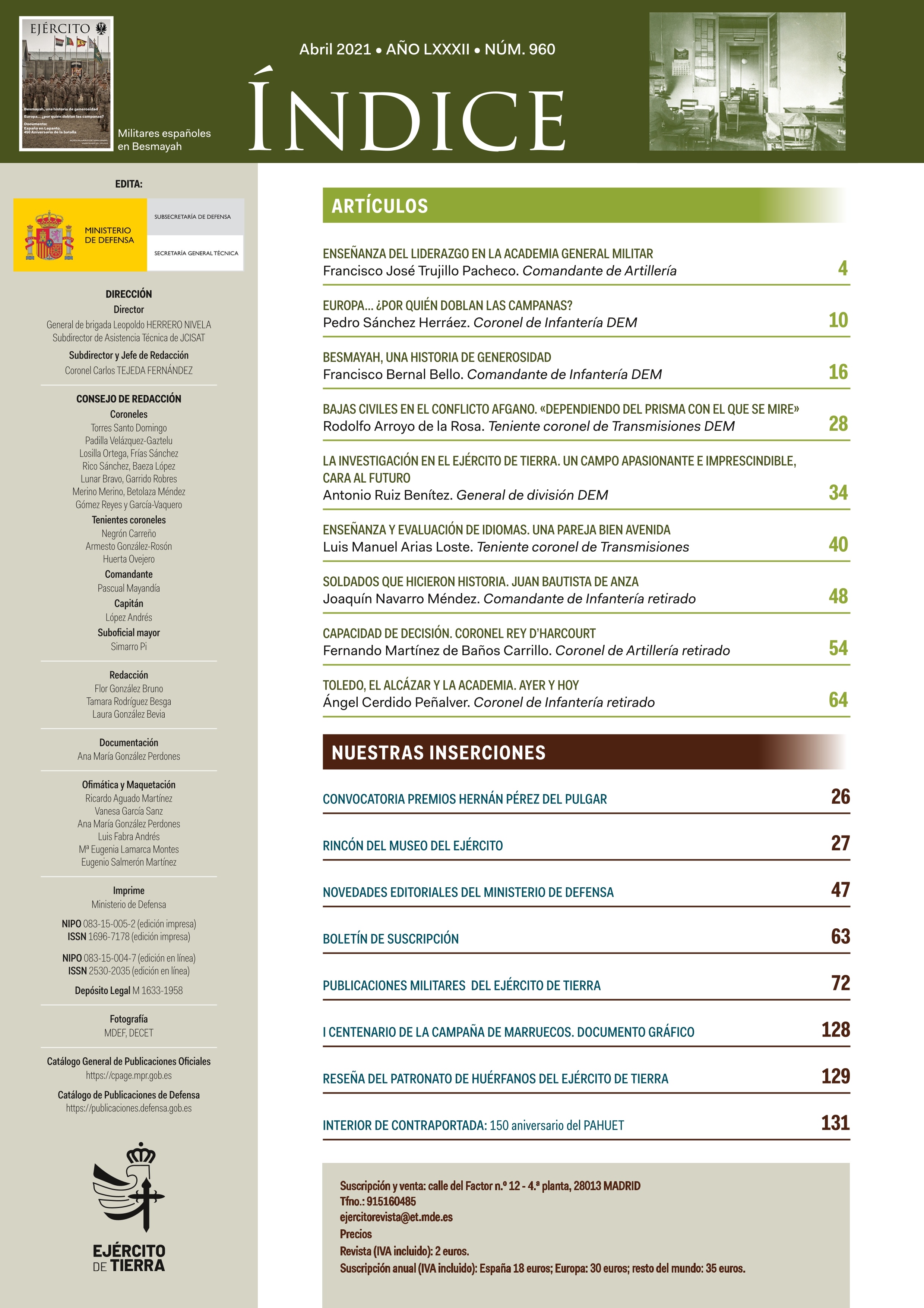 Enseñanza del liderazgo en la Academia General Militar