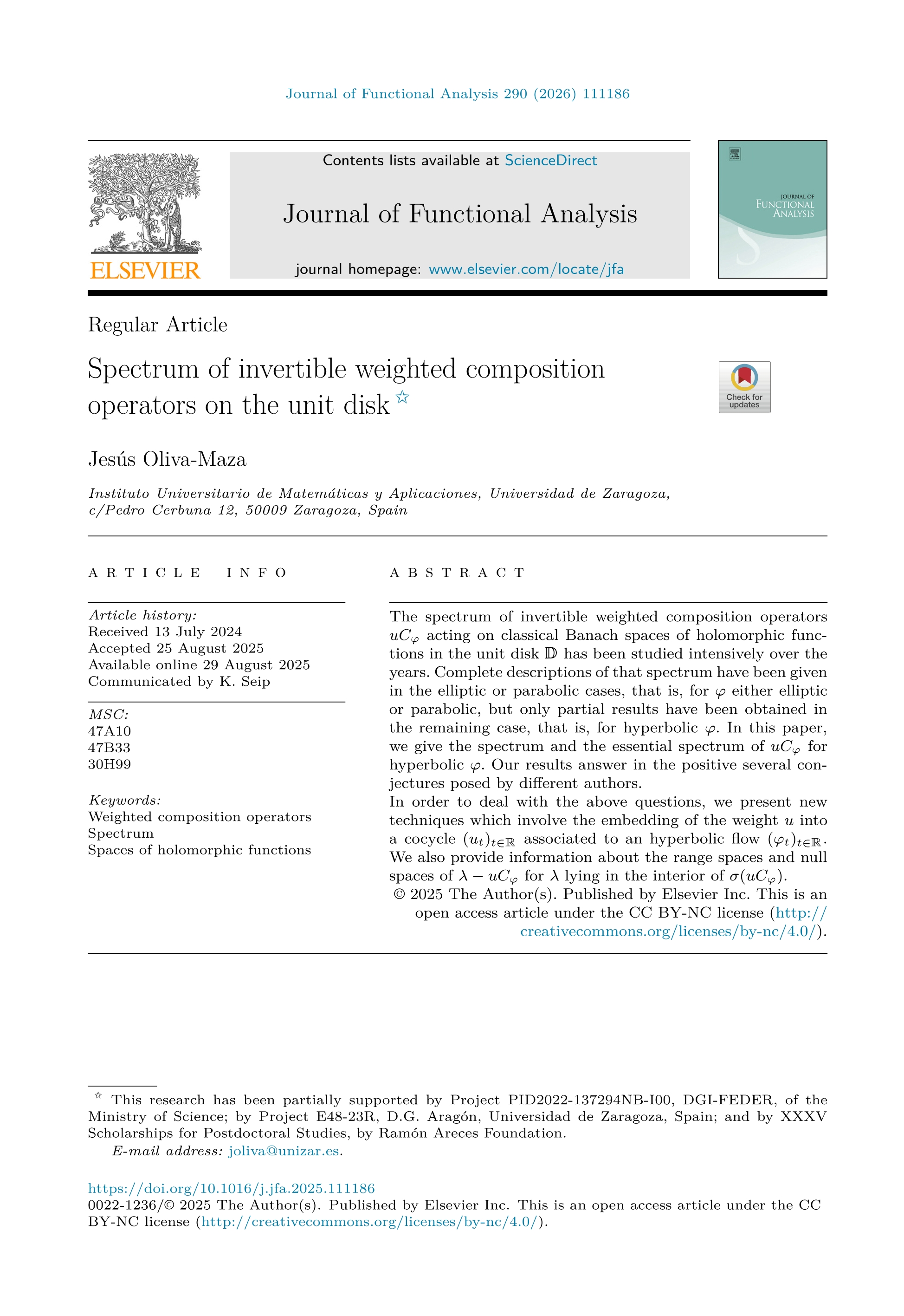 Spectrum of invertible weighted composition operators on the unit disk