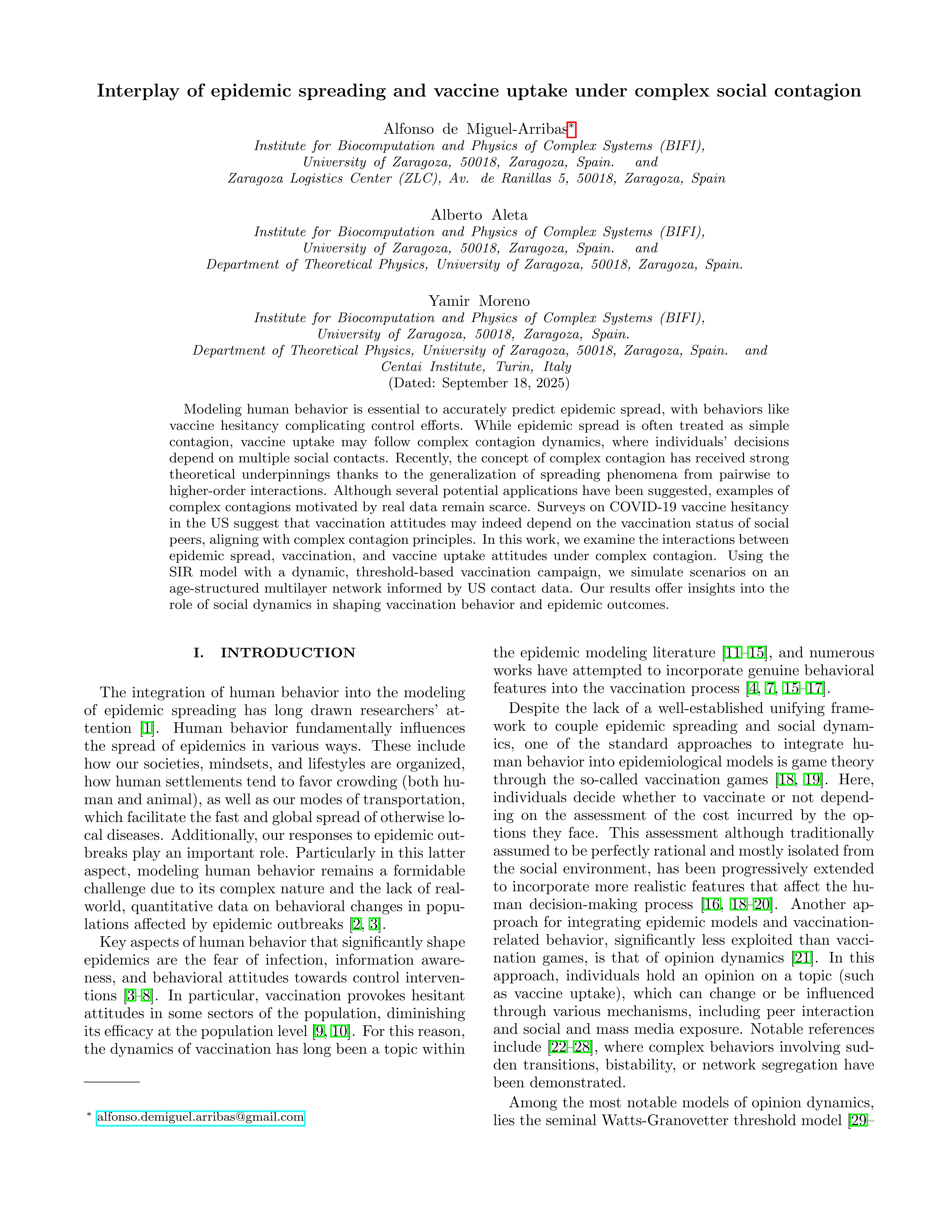 Interplay of epidemic spreading and vaccine uptake under complex social contagion