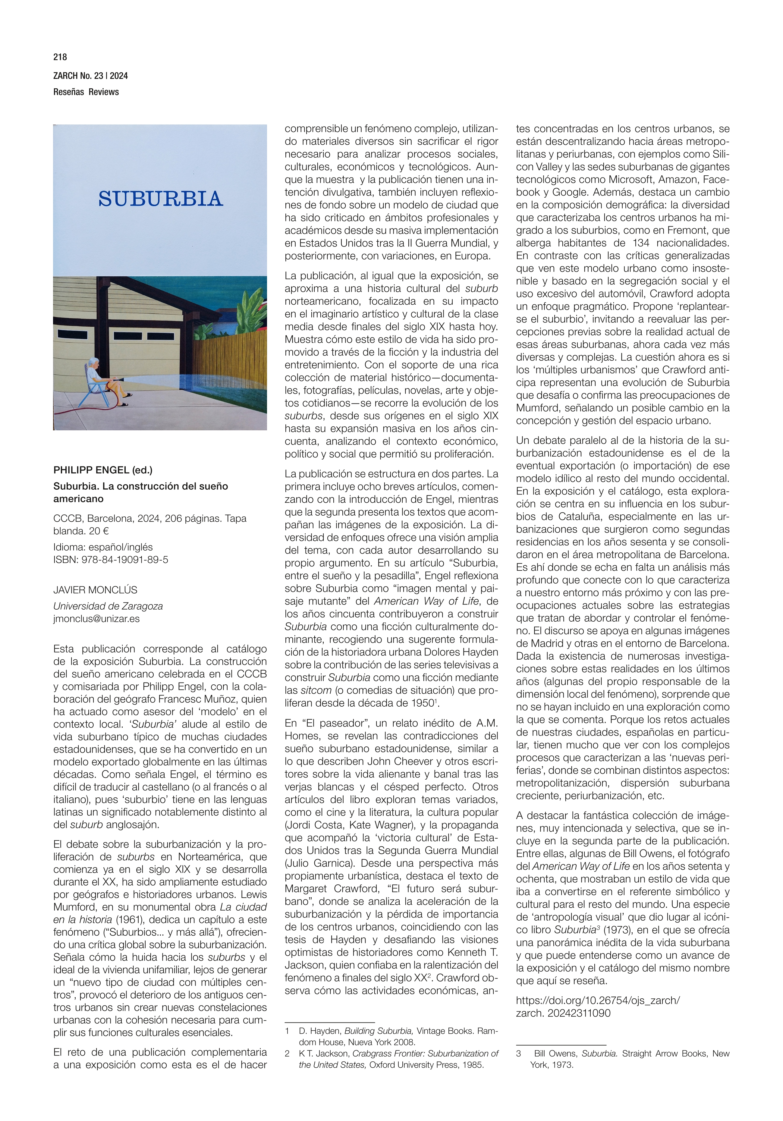 Philipp Engel (ed.). Suburbia. La construcción del sueño americano