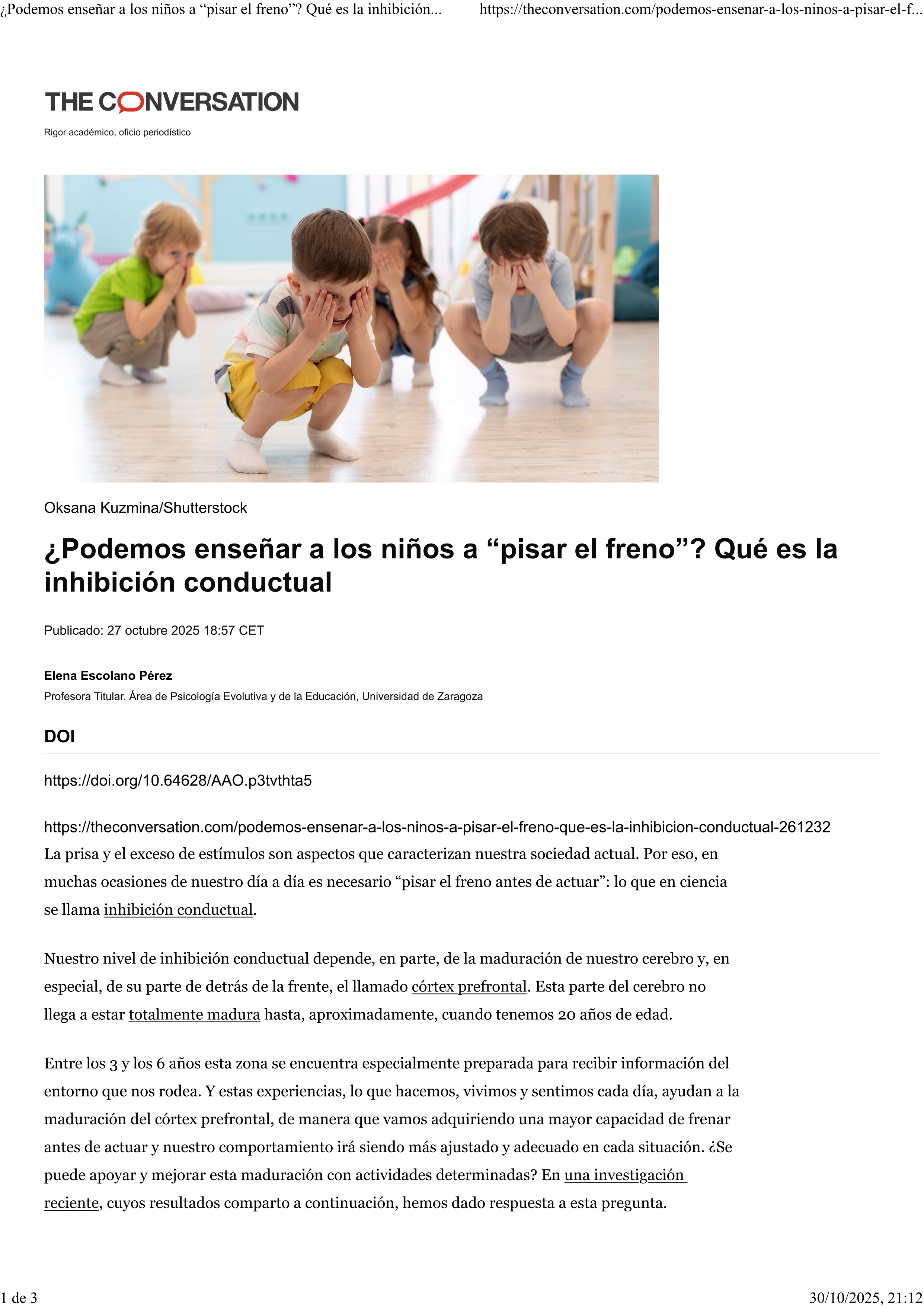¿Podemos enseñar a los niños a 
