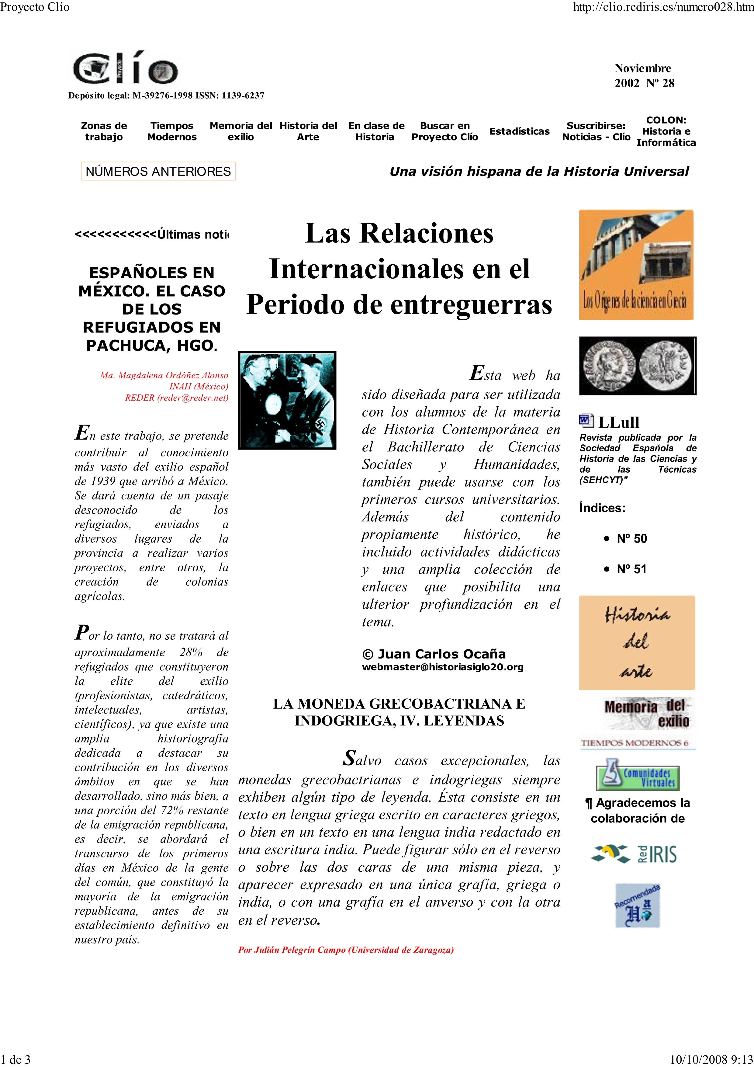 La moneda greco-bactriana e indogriega IV. Leyendas