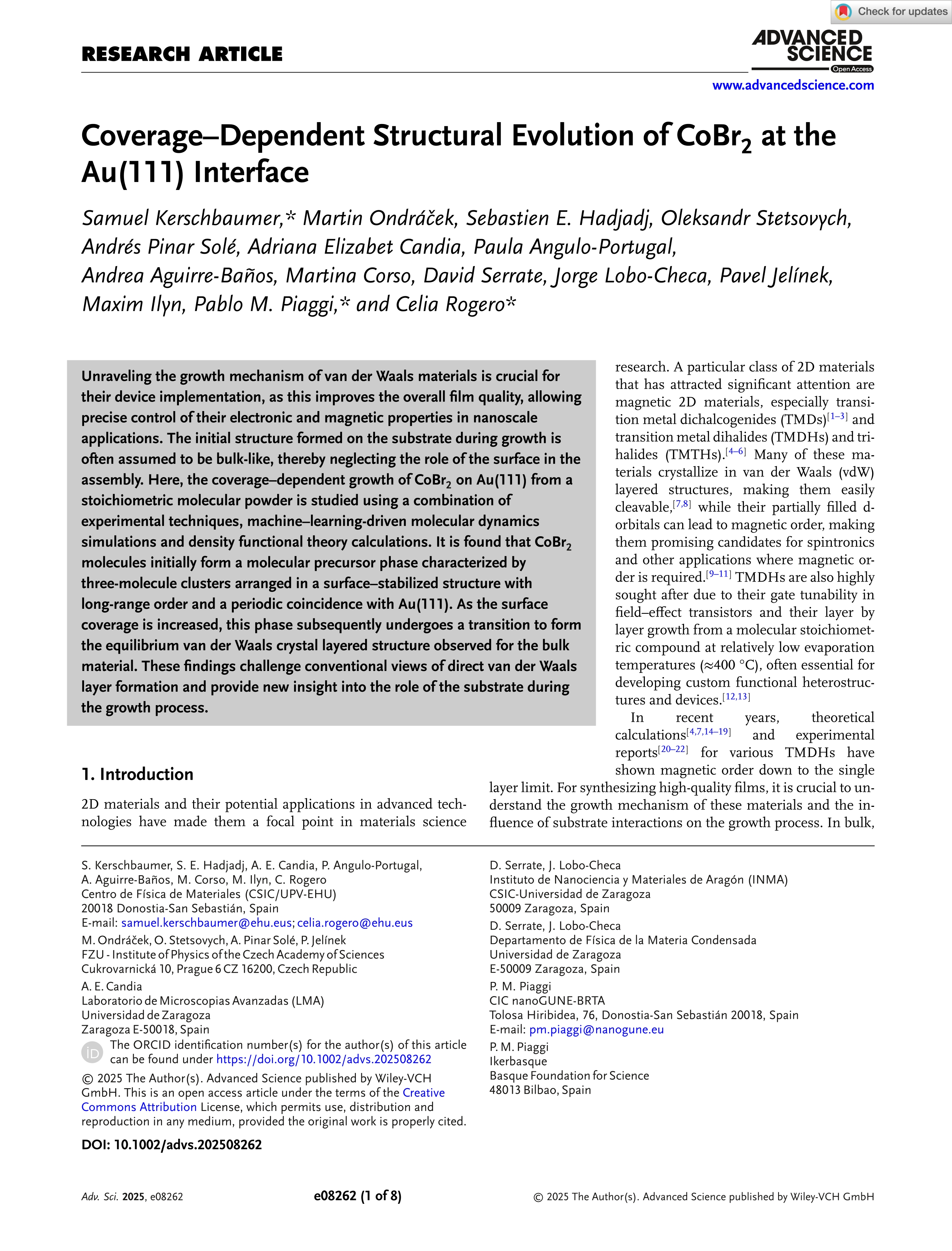 Coverage-Dependent Structural Evolution of CoBr2 at the Au(111) Interface