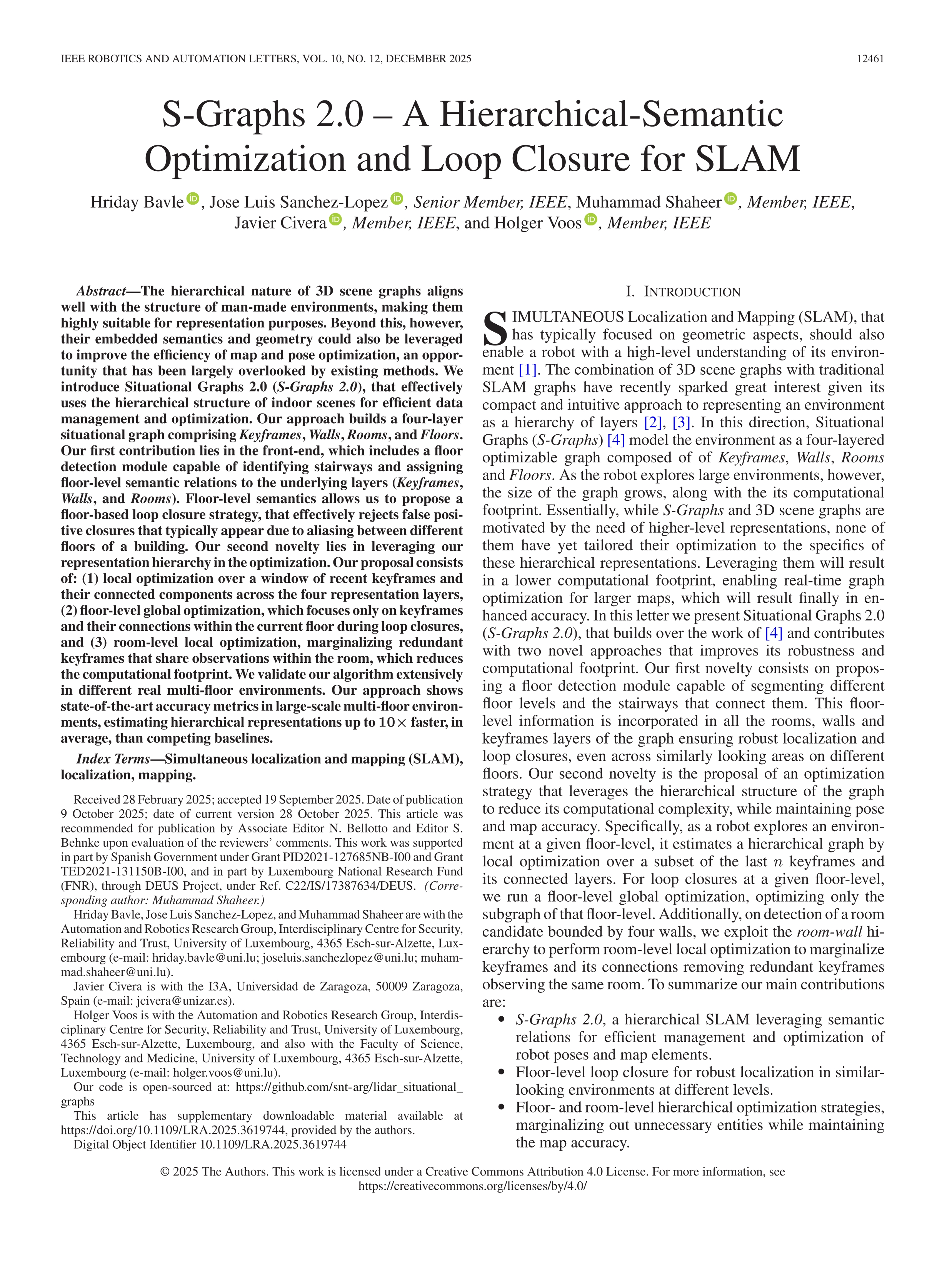 S-Graphs 2.0 – A Hierarchical-Semantic Optimization and Loop Closure for SLAM
