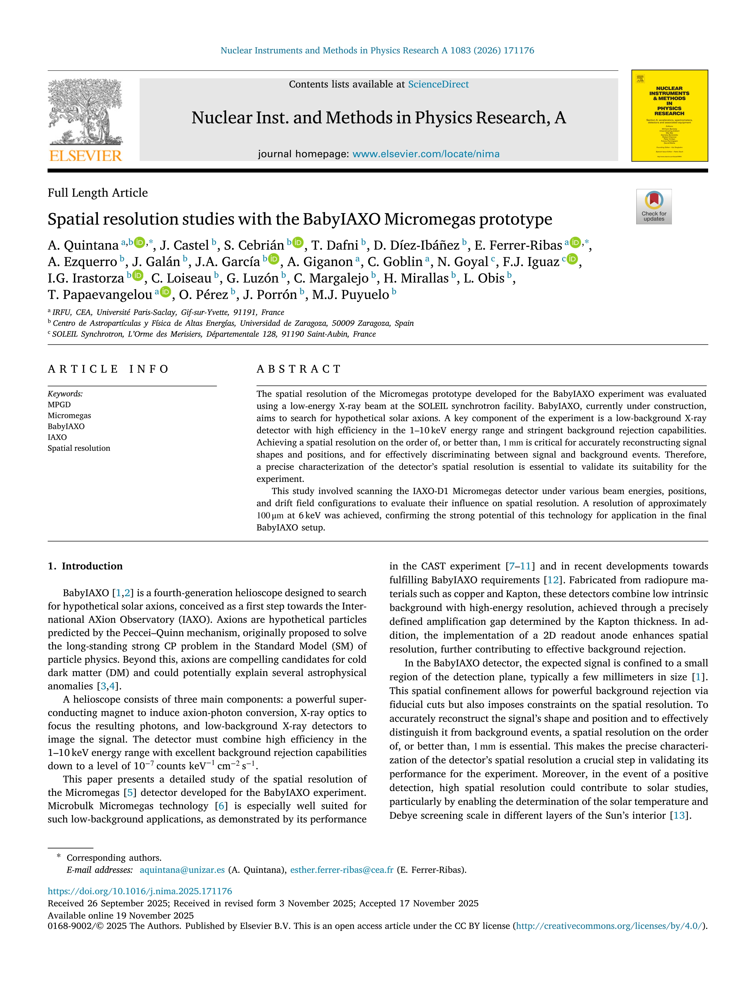 Spatial resolution studies with the BabyIAXO Micromegas prototype