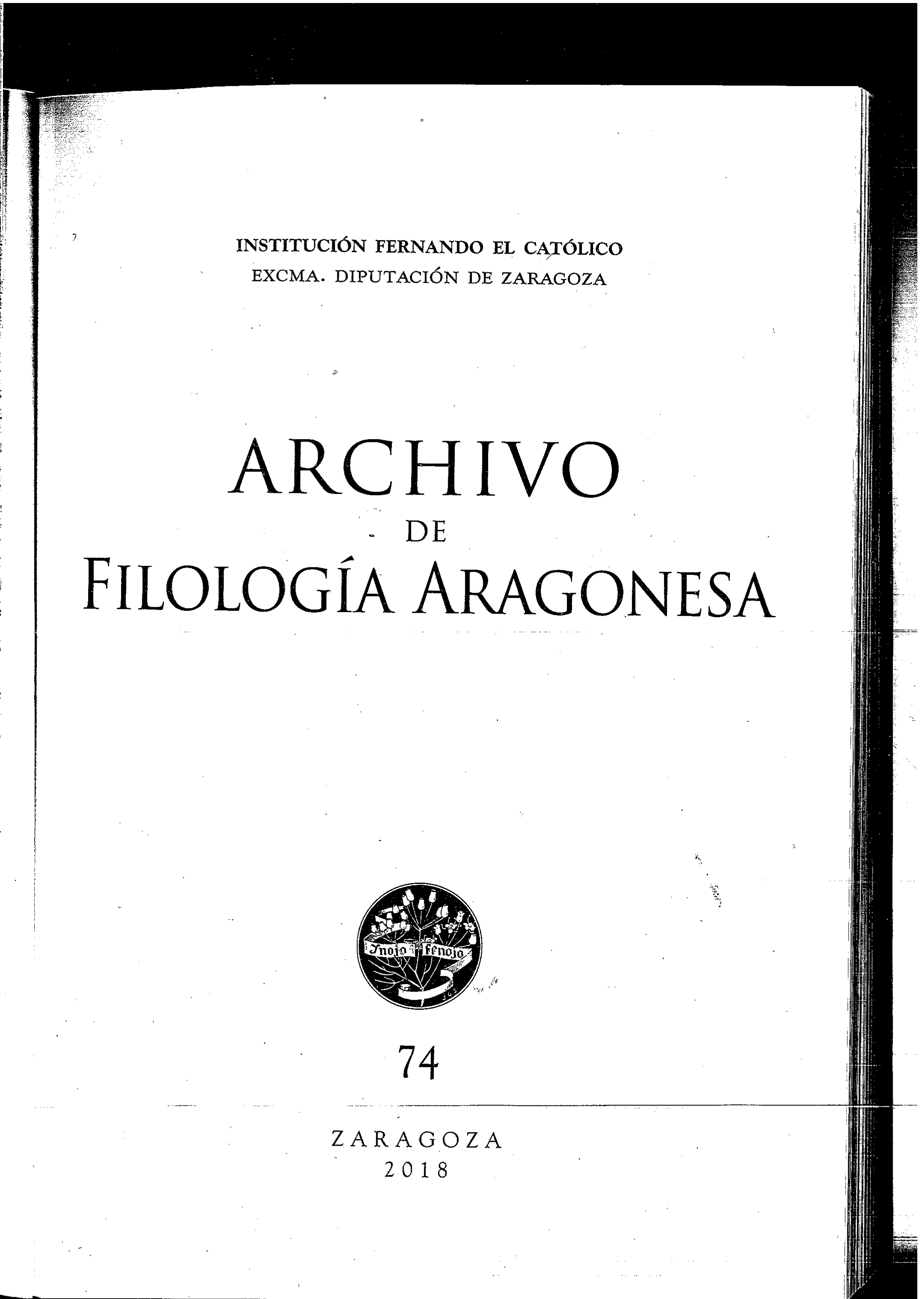 Geosinonimia y otras relaciones léxicas en Aragón en el siglo XV